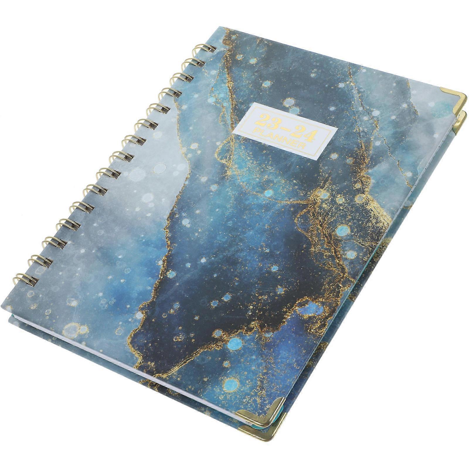 2023-2024 Academic Planner Spiral Planner for Writing 3Pcs Daily Notebooks