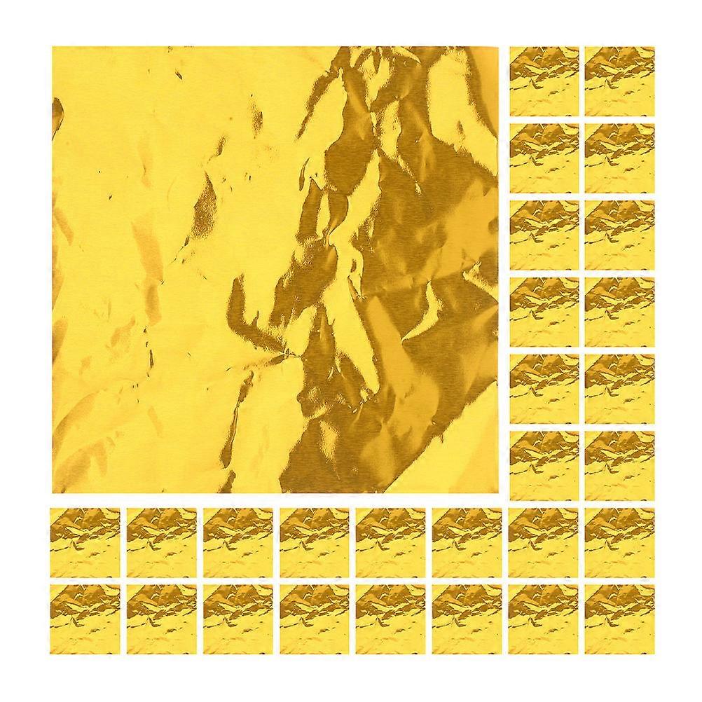 Golden Foil Candy Wrappers for Wrapping 1000Pcs Square Candy Sheets