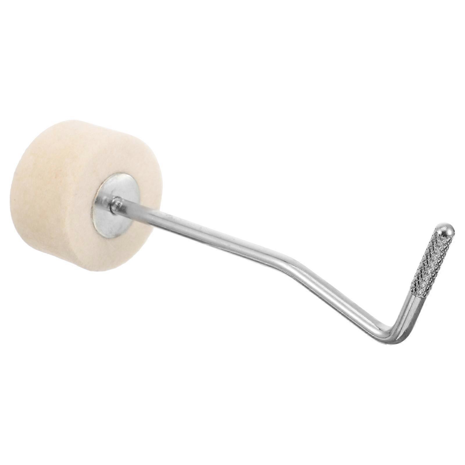 Drum Pedal Beater Felt Professional Drumming Setup Students Intermediate Players Full Low-End Tone 1Pcs