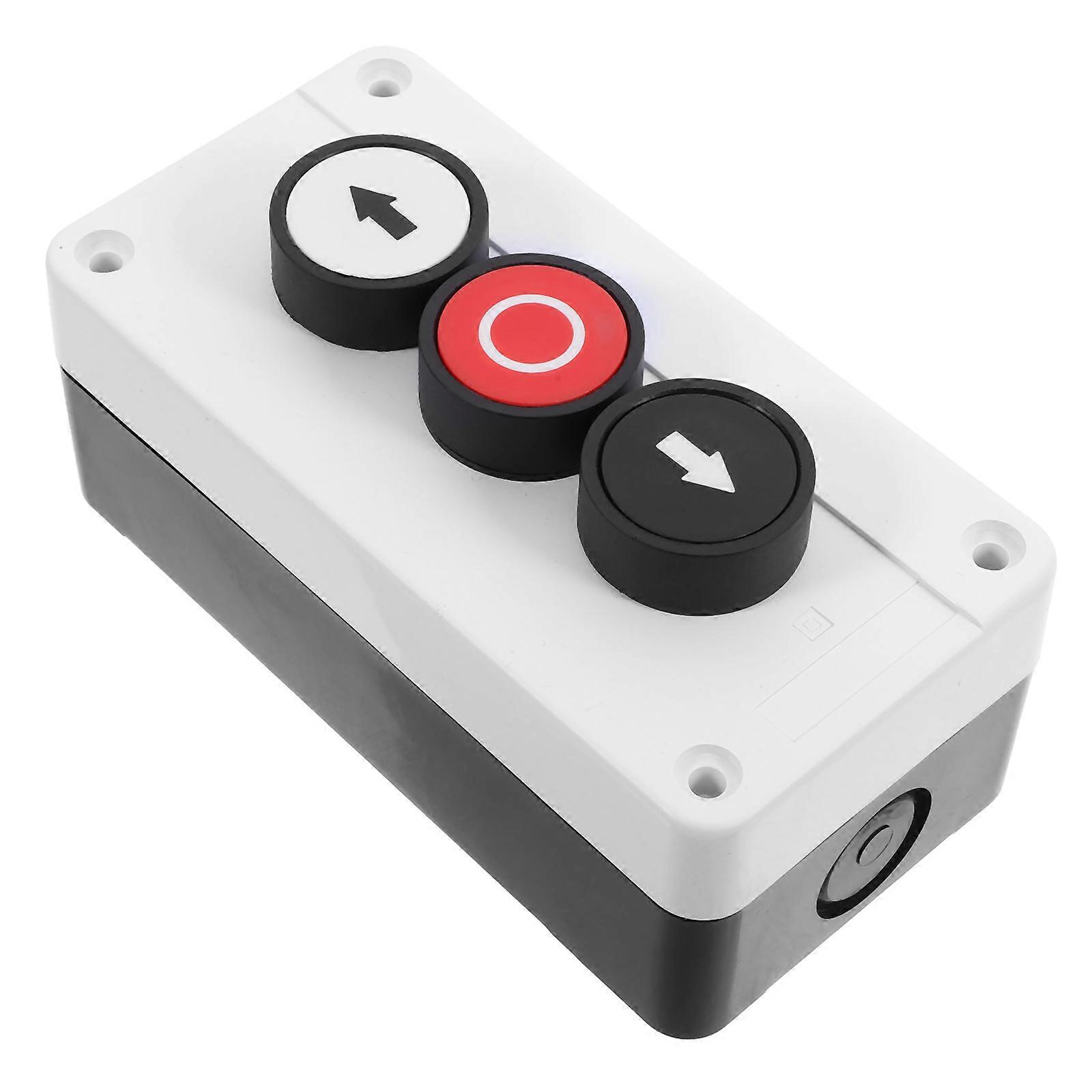 Waterproof Button Switch Push Button Box with Emergency Stop Function