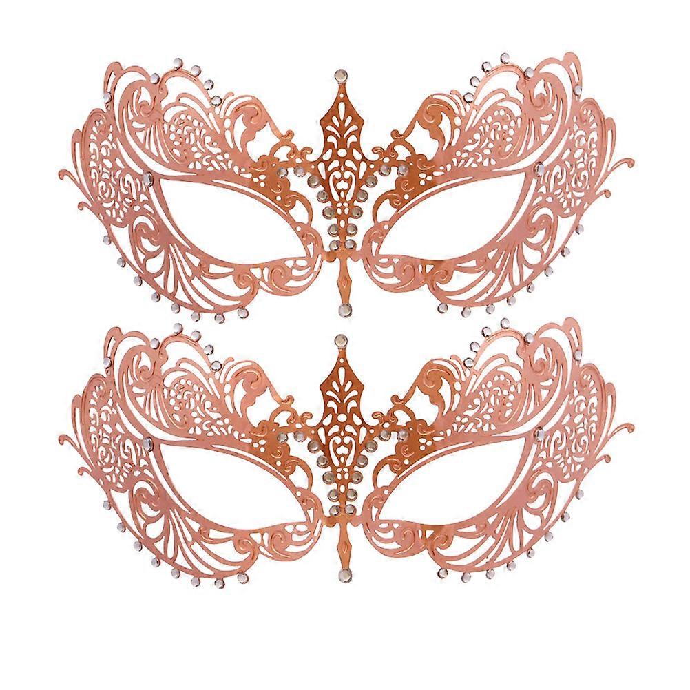 Metallic for Wearing Half-Face Mask Party Items