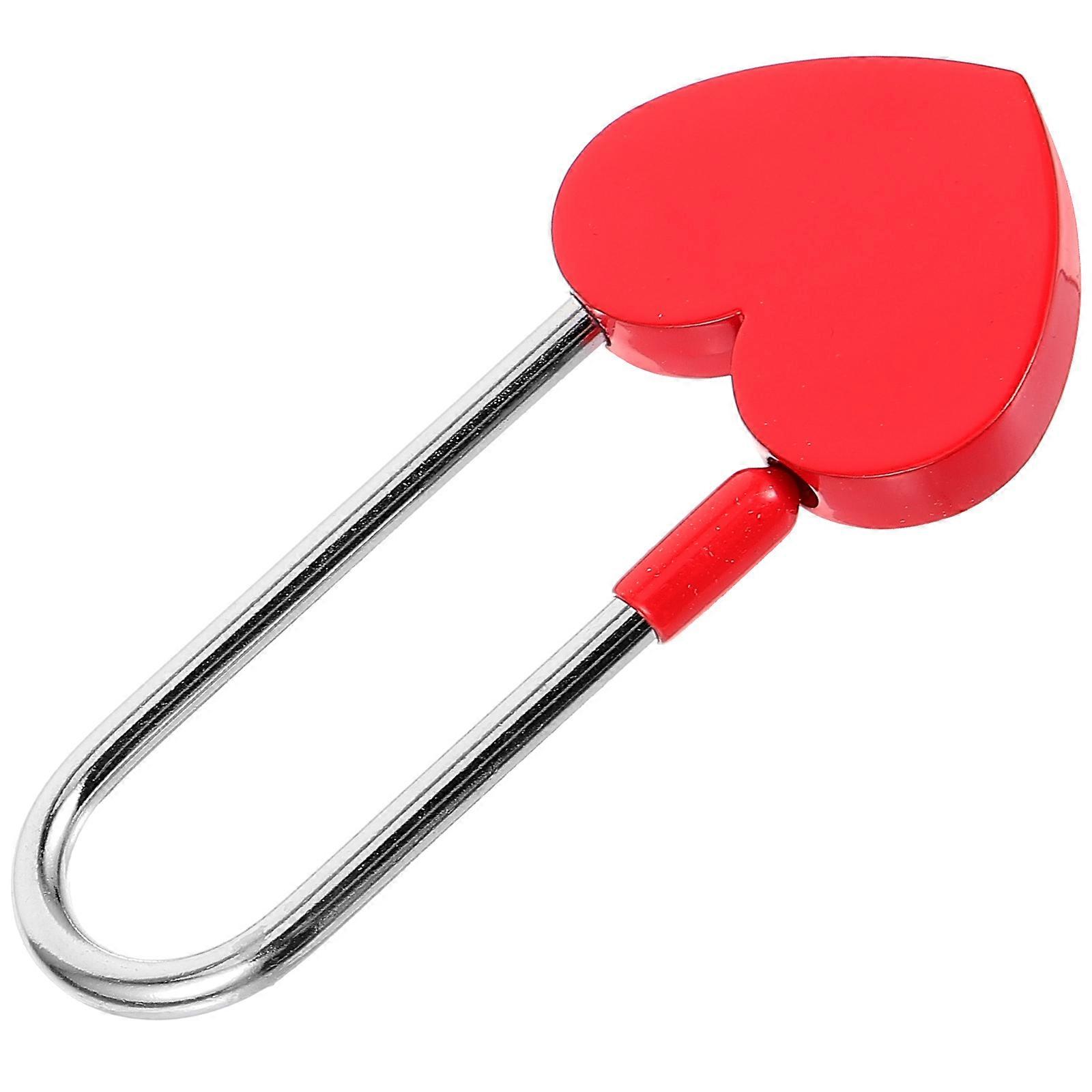 Heart Shaped Padlock Metal Lock for Wedding Use 3Pcs Small