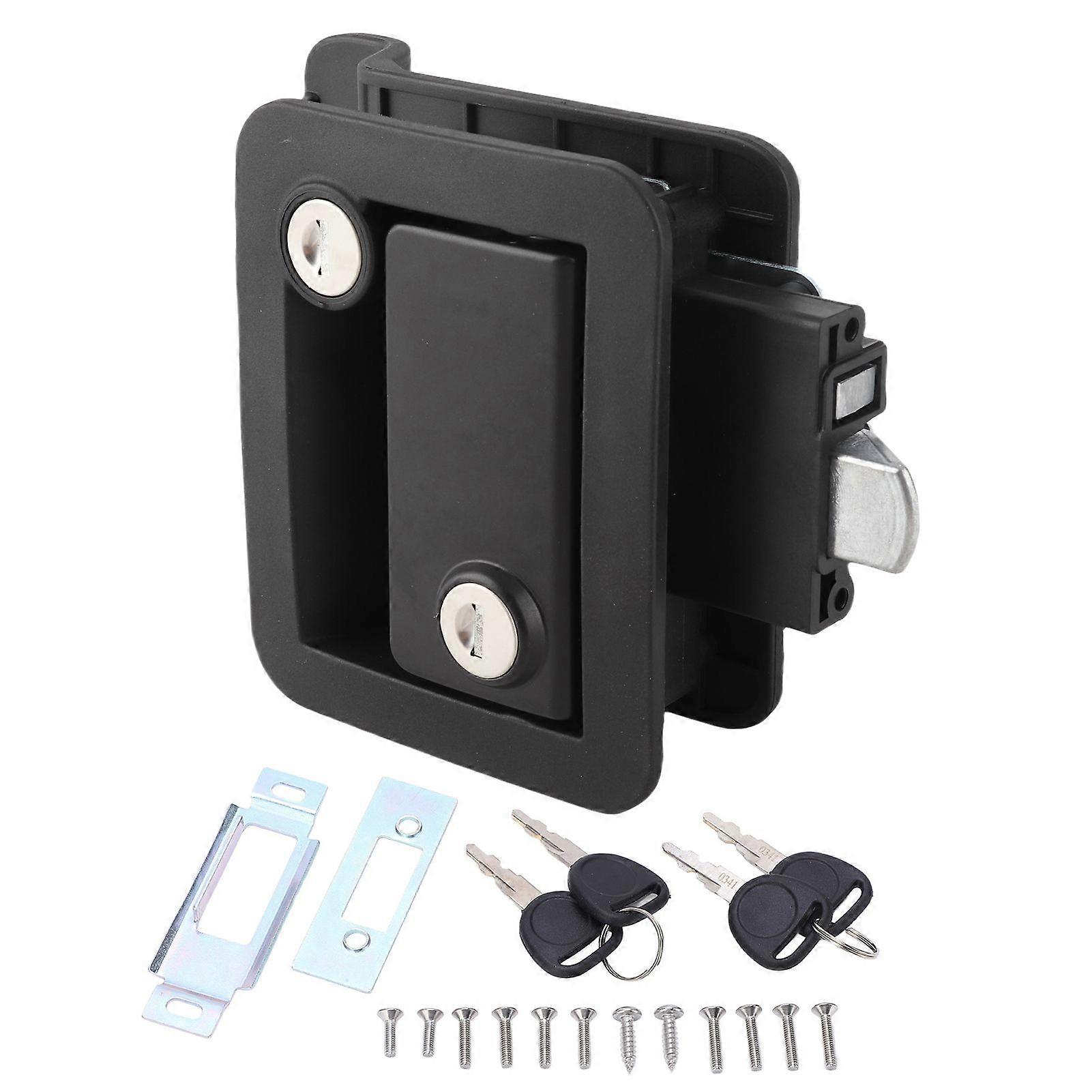 Trailer Door Latch Inside Outside Double Open Zinc Alloy Galvanized for Large Vehicles