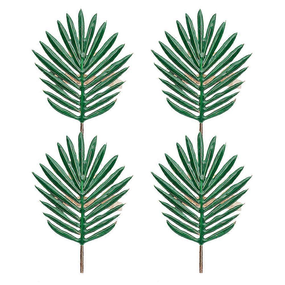 Leaf Napkin Ring Party Napkin Holder for Home Use 12Pcs Green Golden