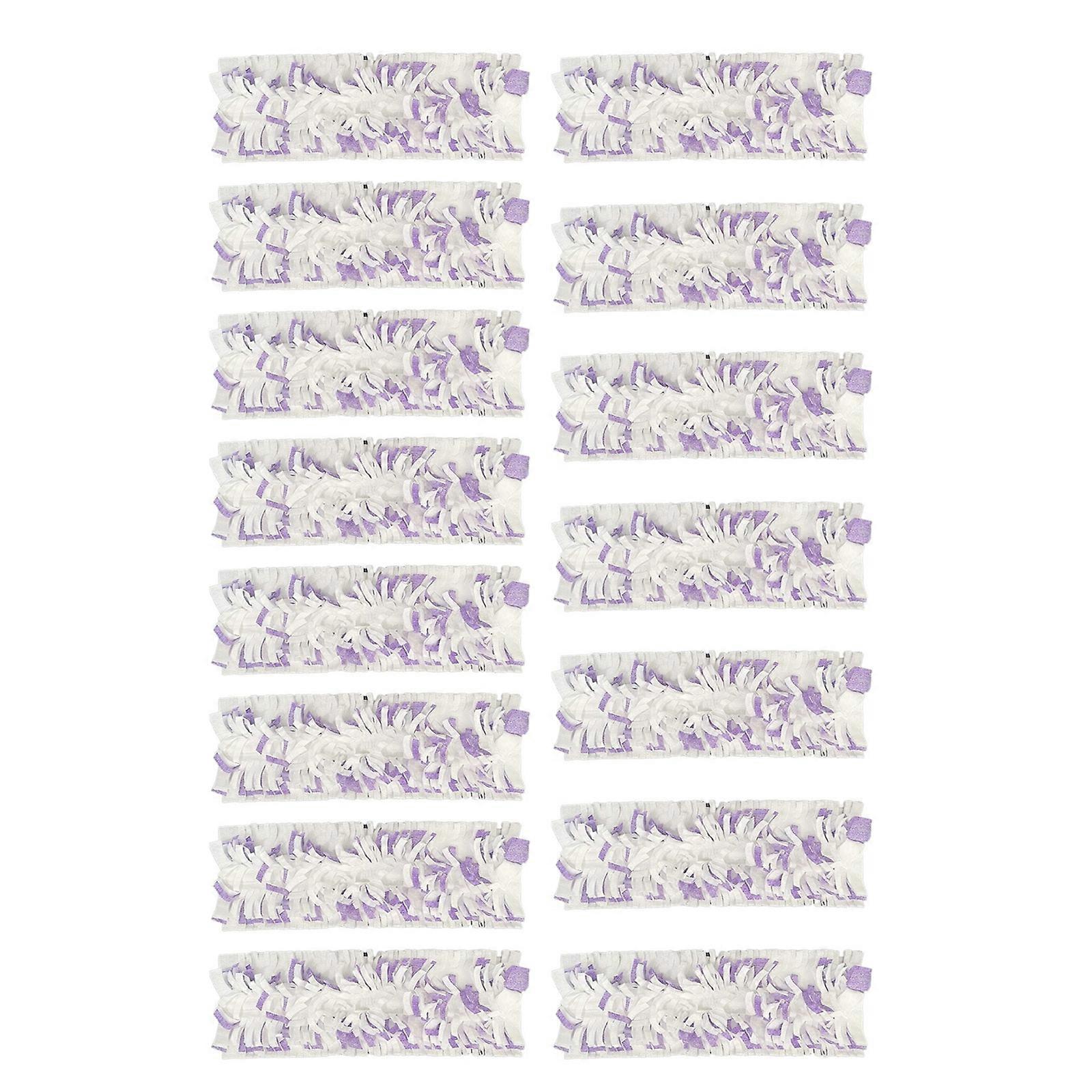 10/15pcs Replacement Mop Pad for Power Mops Electric Mop Pad Refills with High Absorbent and Quick Drying Design  Purple