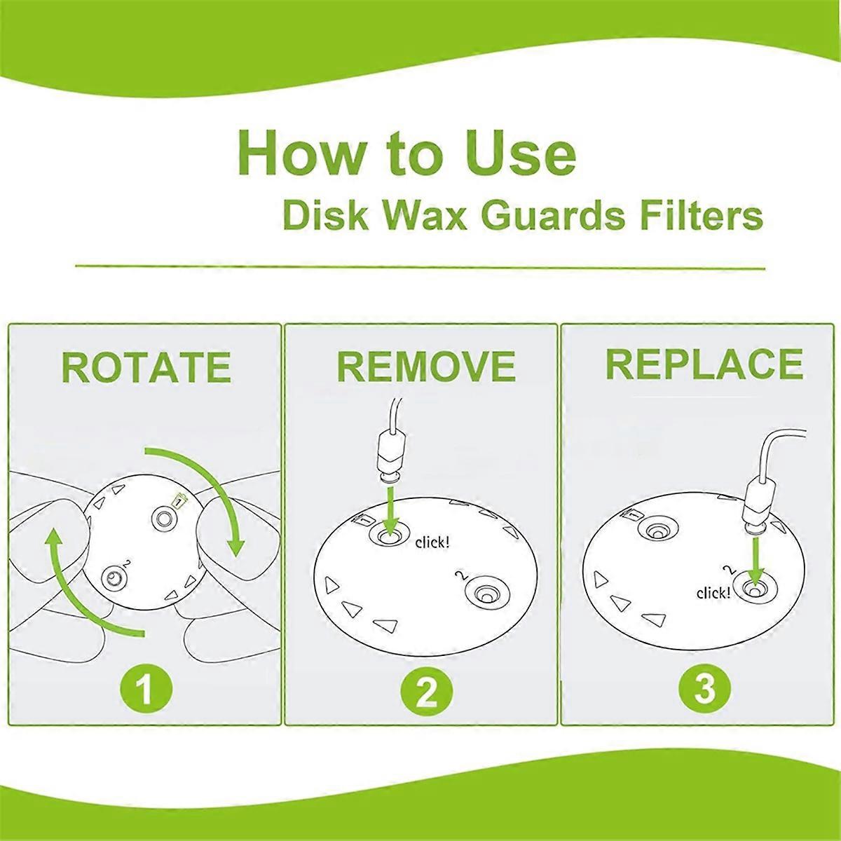 Disk Wax Guards Filter for and Unitron Hearing Aids