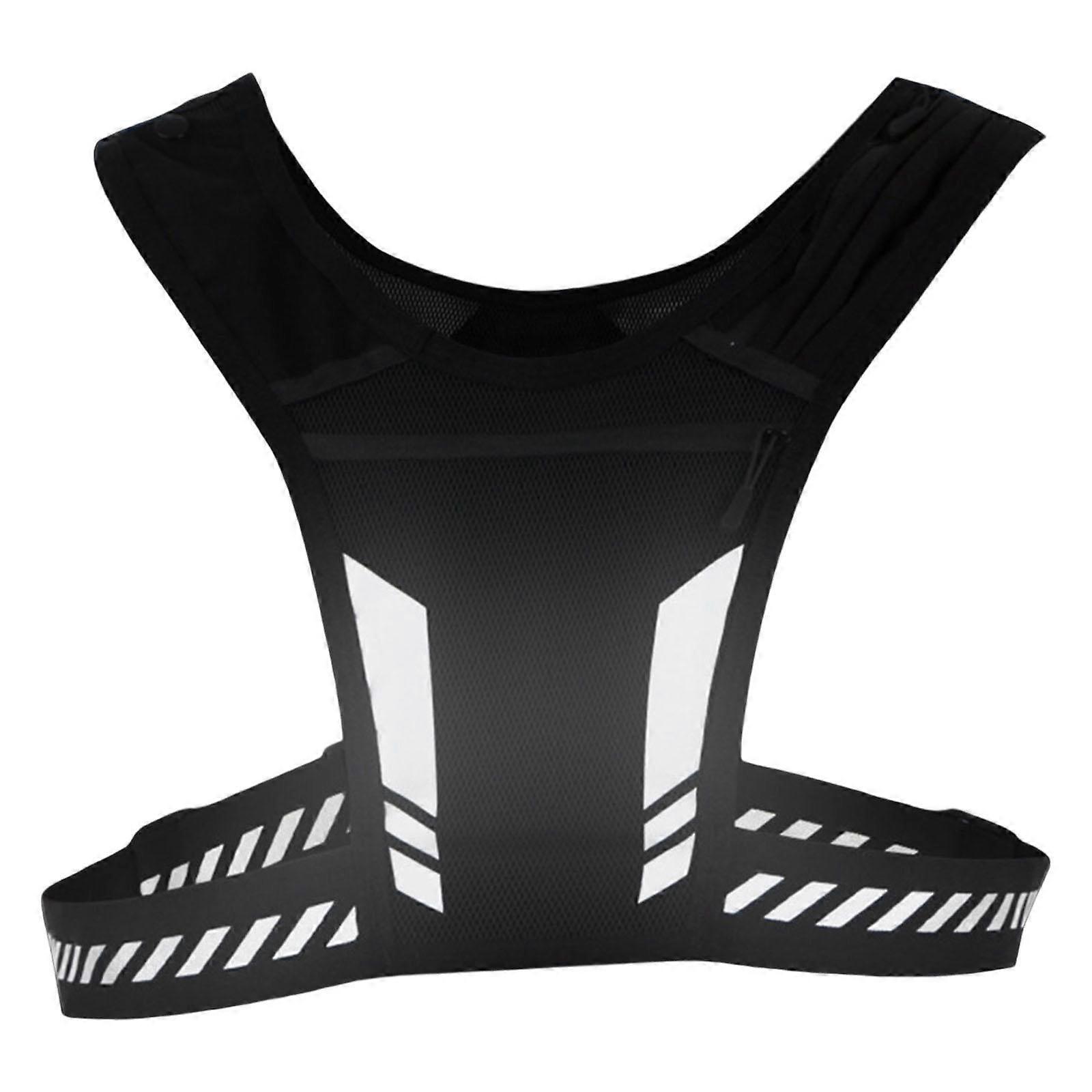 Running Reflective Vest with Phone Pocket Lightweight for Men Running Hiking