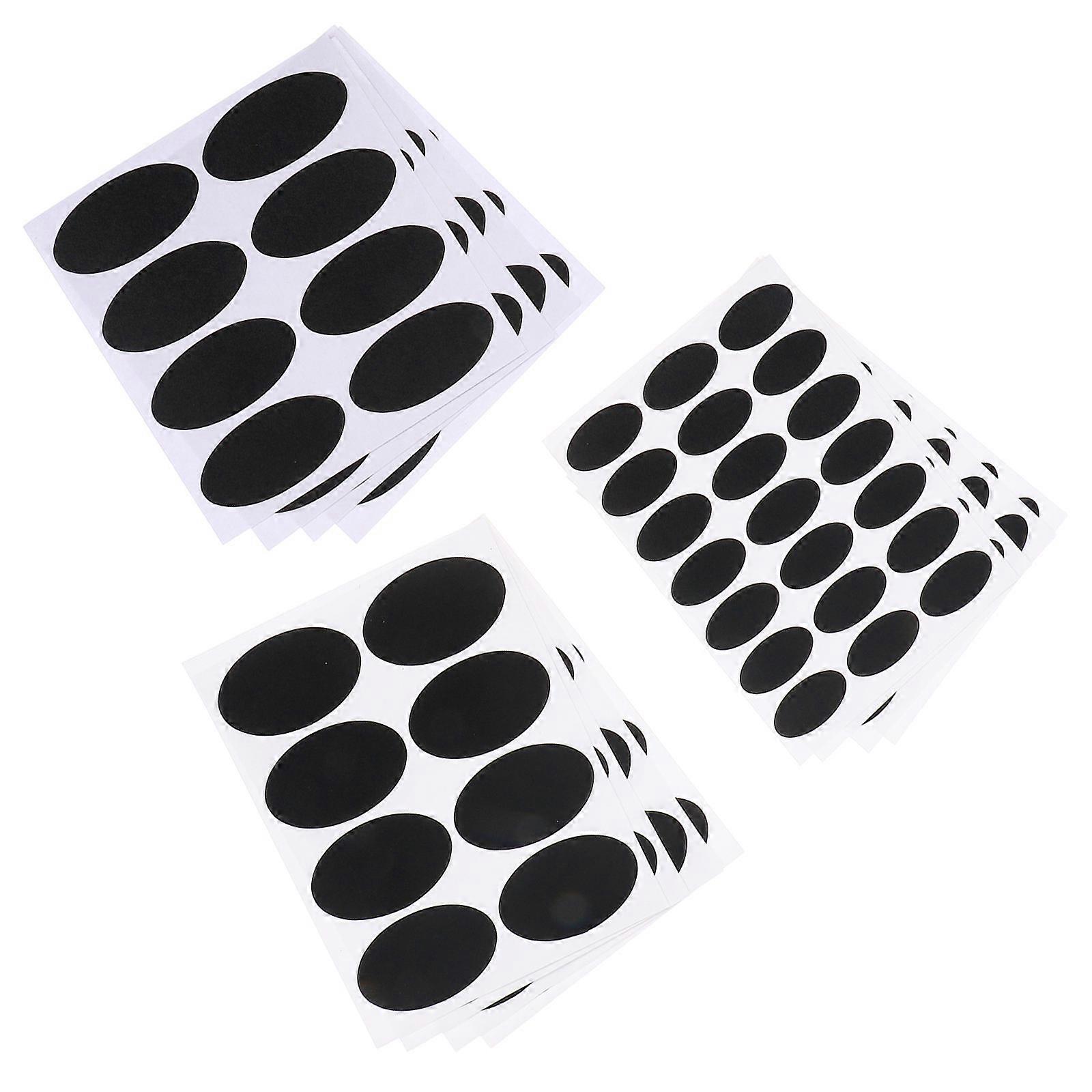 Seasoning Bottle Stickers Oval Labels for Classification 296Pcs Set