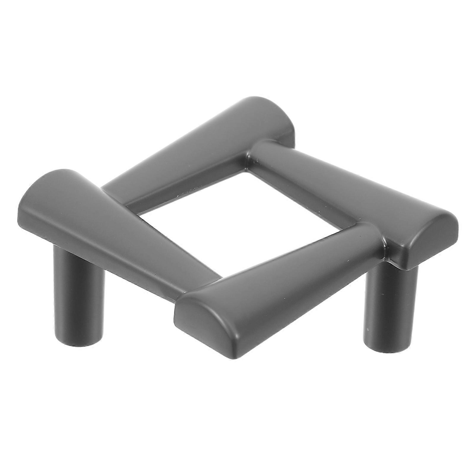 Grey Zinc Alloy Wardrobe Handles for Decoration 5Pcs Easy Installation Pulls