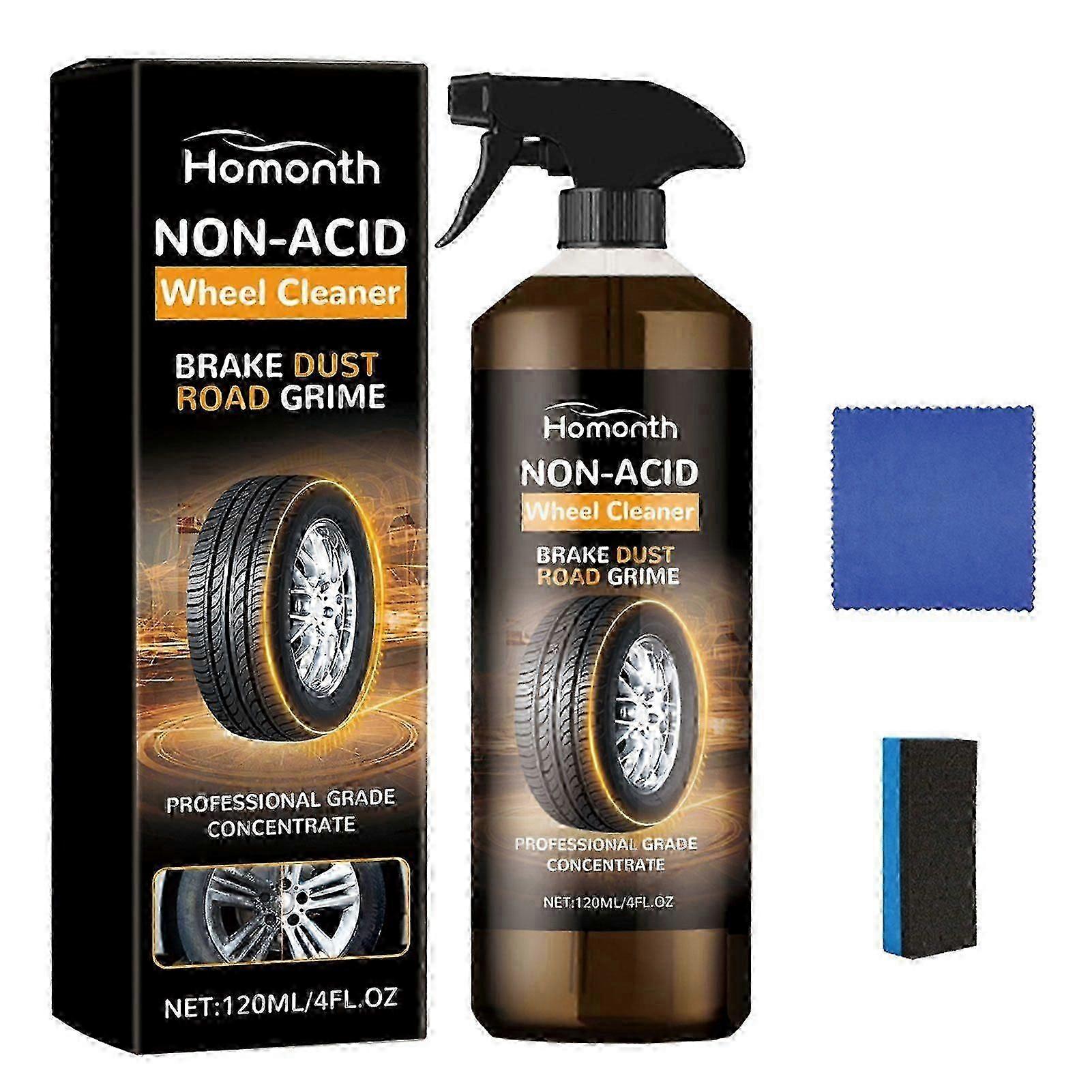 Car Tire Cleaner Kit for Deep Cleaning Polishing Multi-Purpose Rust Remover for Truck SUV Vehicle Auto Care
