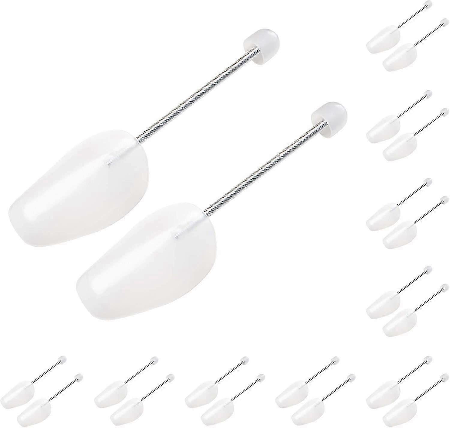 10 Pairs Shoe Tree Stretcher Shaper For Men (white)