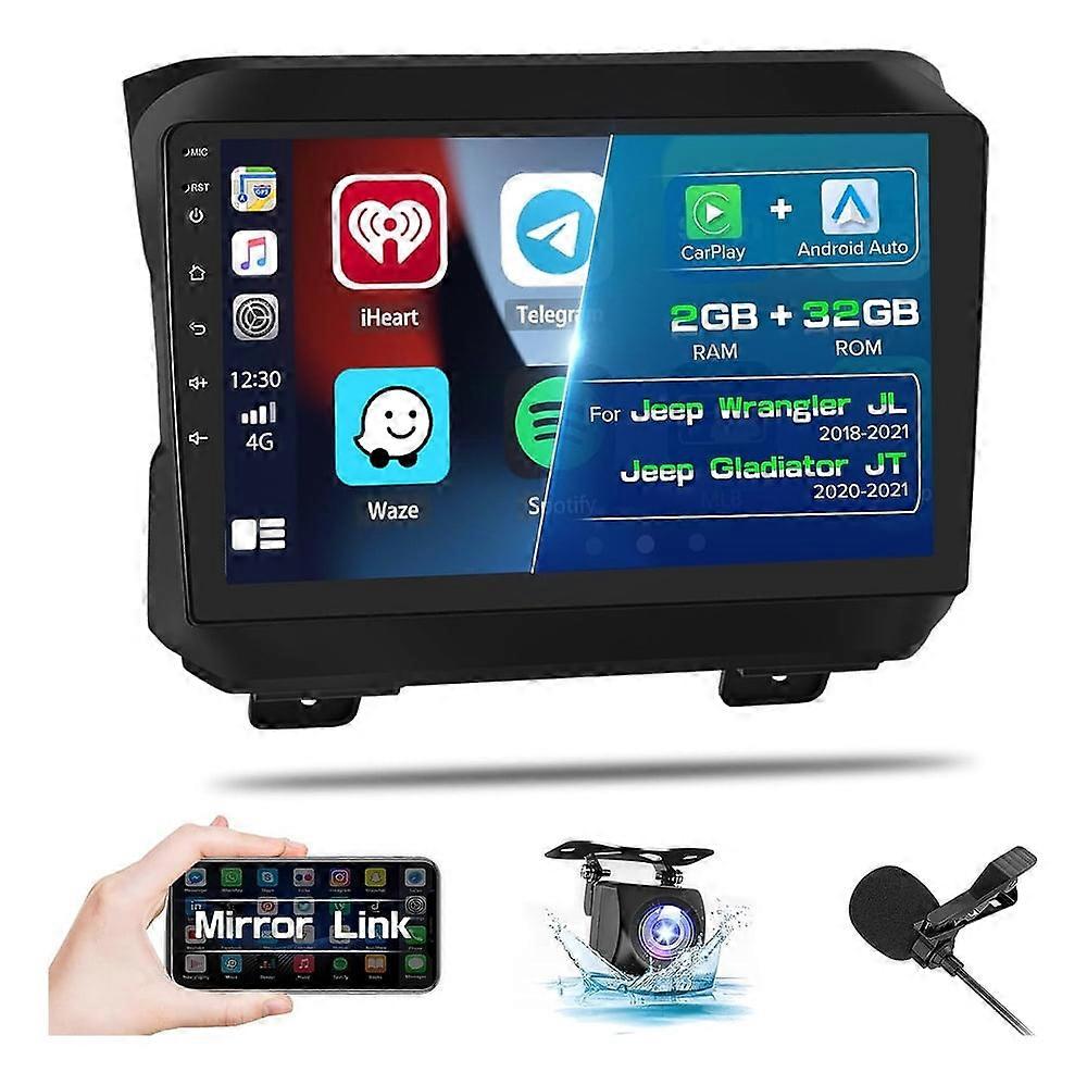 Stereo for Jeep Wrangler JL 2020-2021/Jeep Gladiator JT 2018-2021