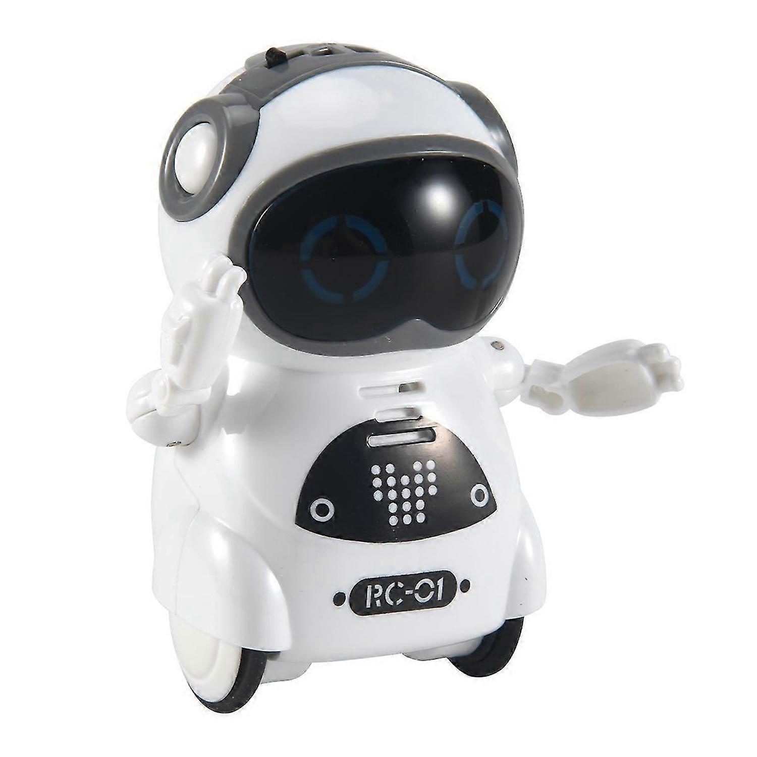 Mini RC Pocket Robot for Kids with Interactive Dialogue Conversation, Voice Recognition, Chat Record