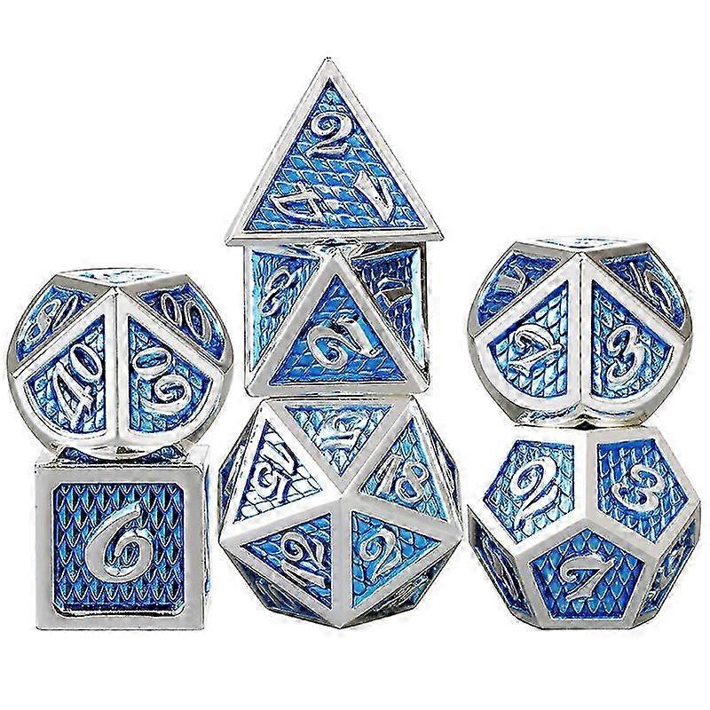 25-26 Metal Dice Set Dragon Scale Dice Cthulhu Board Game