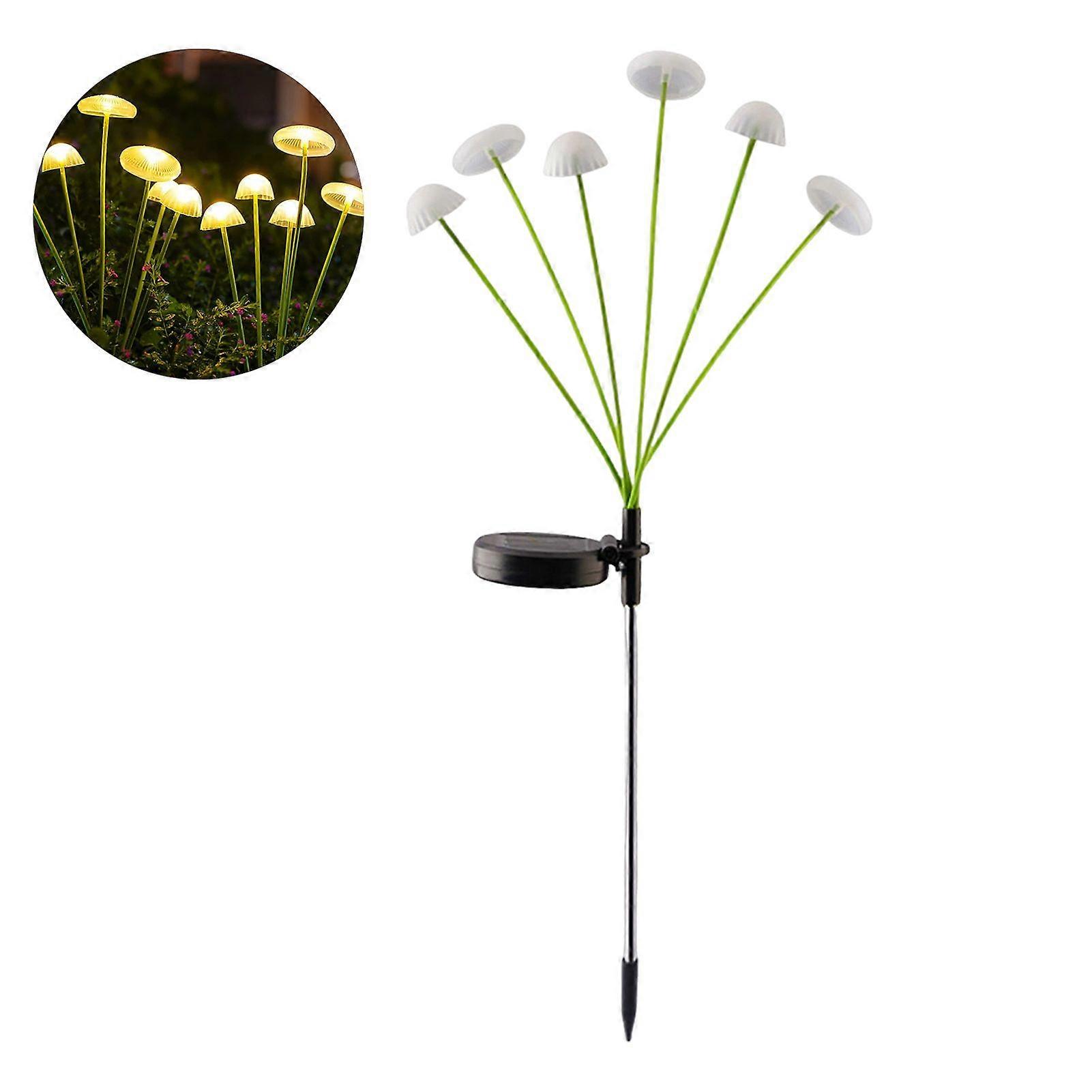 LED Solar Lamp Automatic ON/OFF Easy to Install Waterproof Color Changing Energy-efficient Jellyfish Solar Garden Light