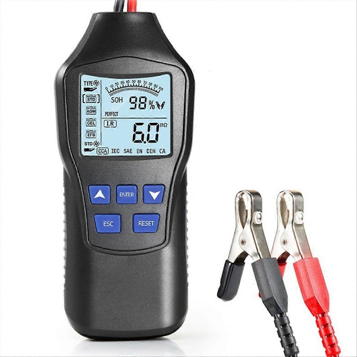 12V/24V Car Battery Tester with Diagnostic Monitor for Vehicles