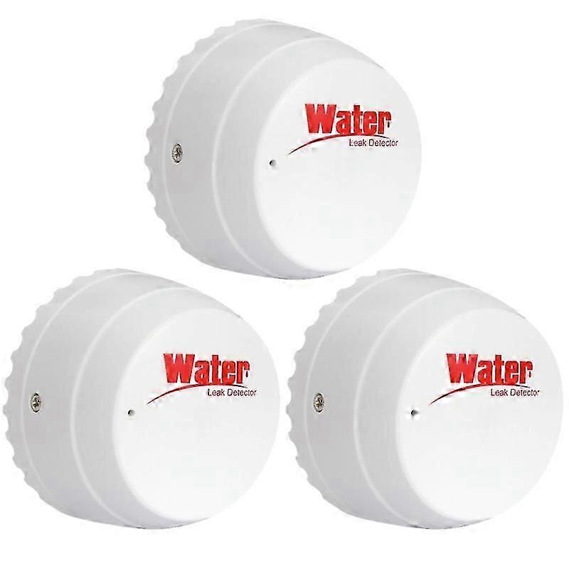 3-Pack Tuya WiFi Water Leak Detector with Smart App Alerts for Home Flood Security
