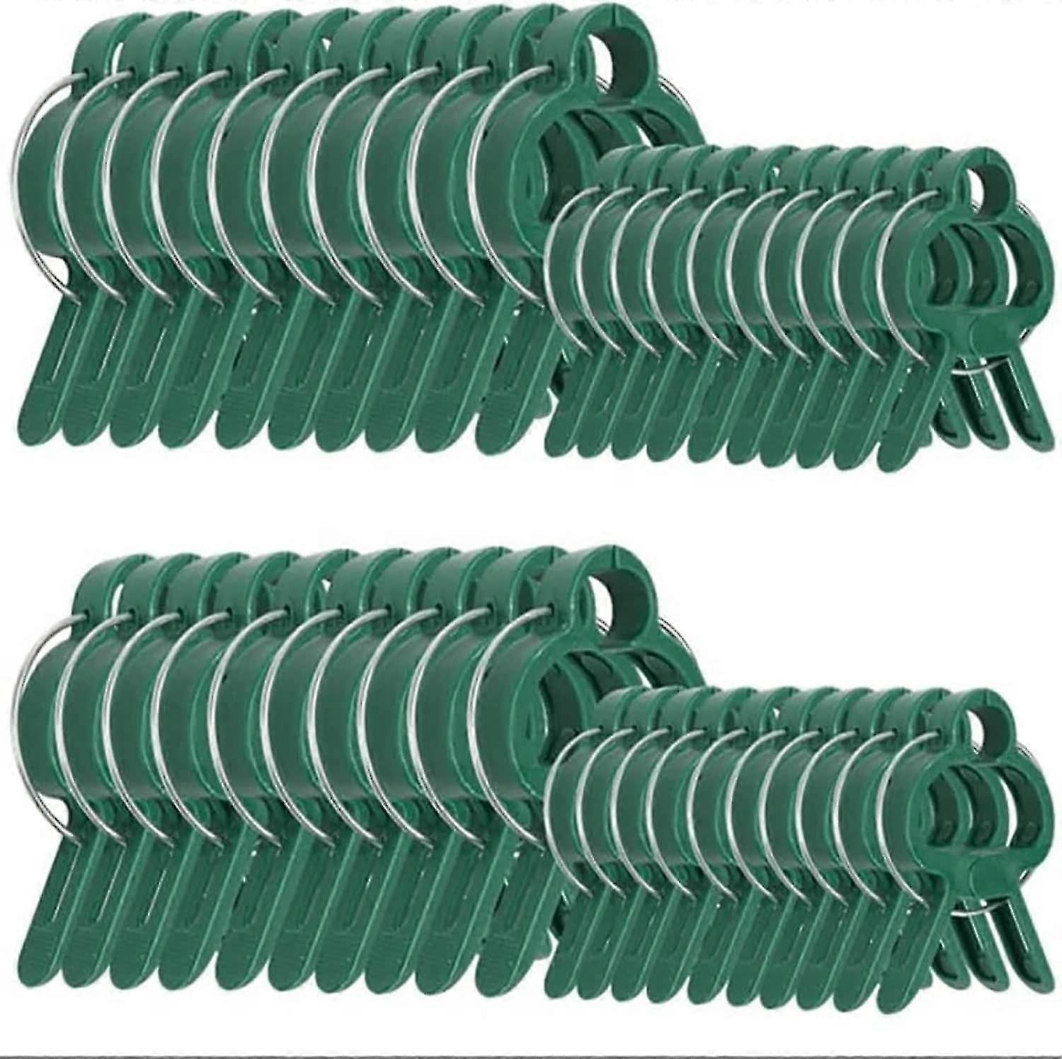 Plant Clips For Trellis Tomatoes, Roses, Cucumbers And Other Trellis-(30 Large + 50 Small)