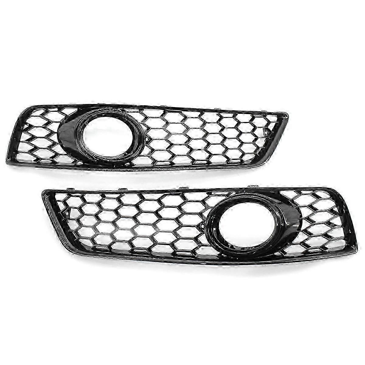 Fog Lights Cover Car Front Bumper Fog Lamp Frame Grille for A3 8P 2009-2013 8P0807682J 8P0807681AA,A miao4