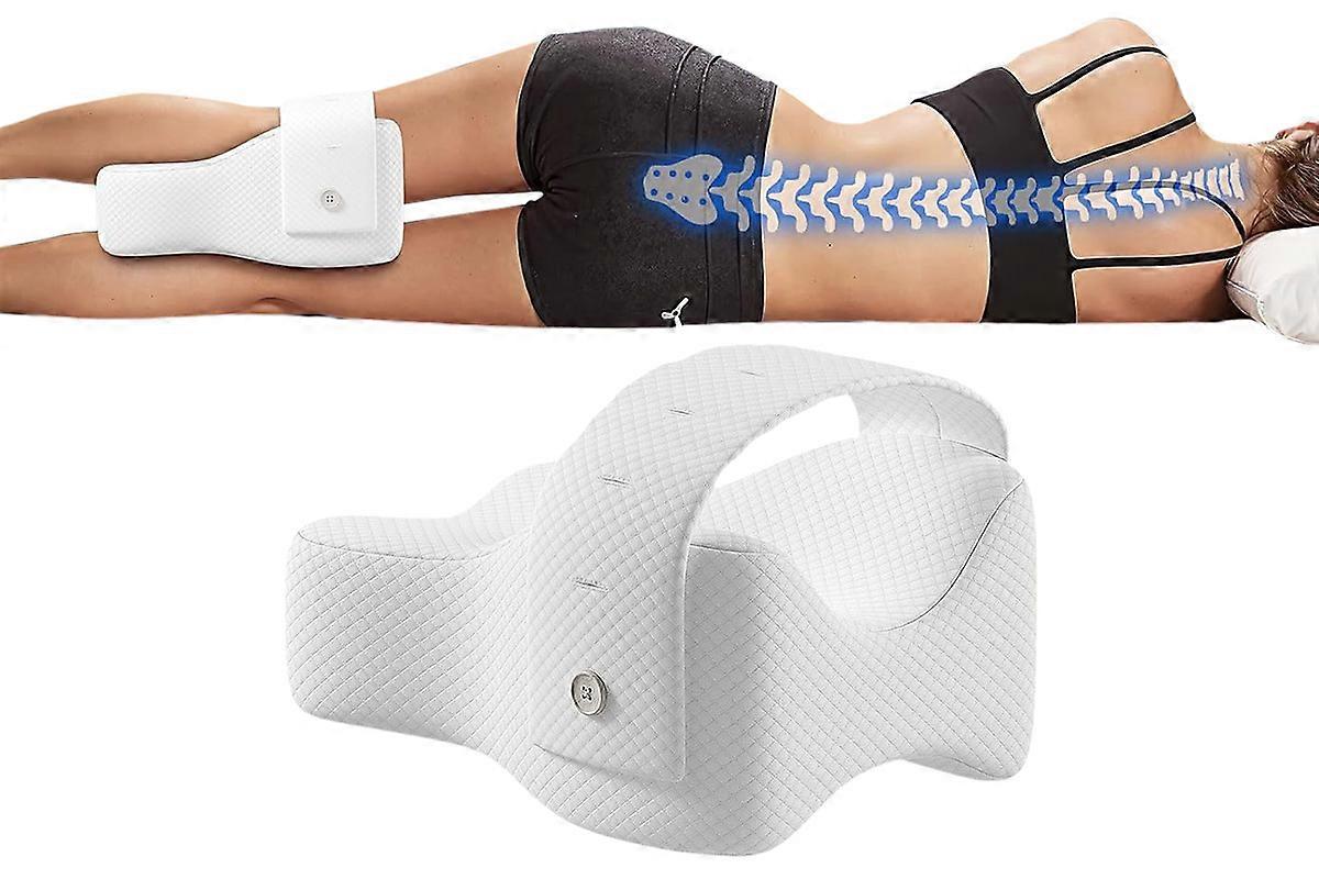 Knee Pillow for Side Sleepers Memory Foam Leg Pillow for Sciatica