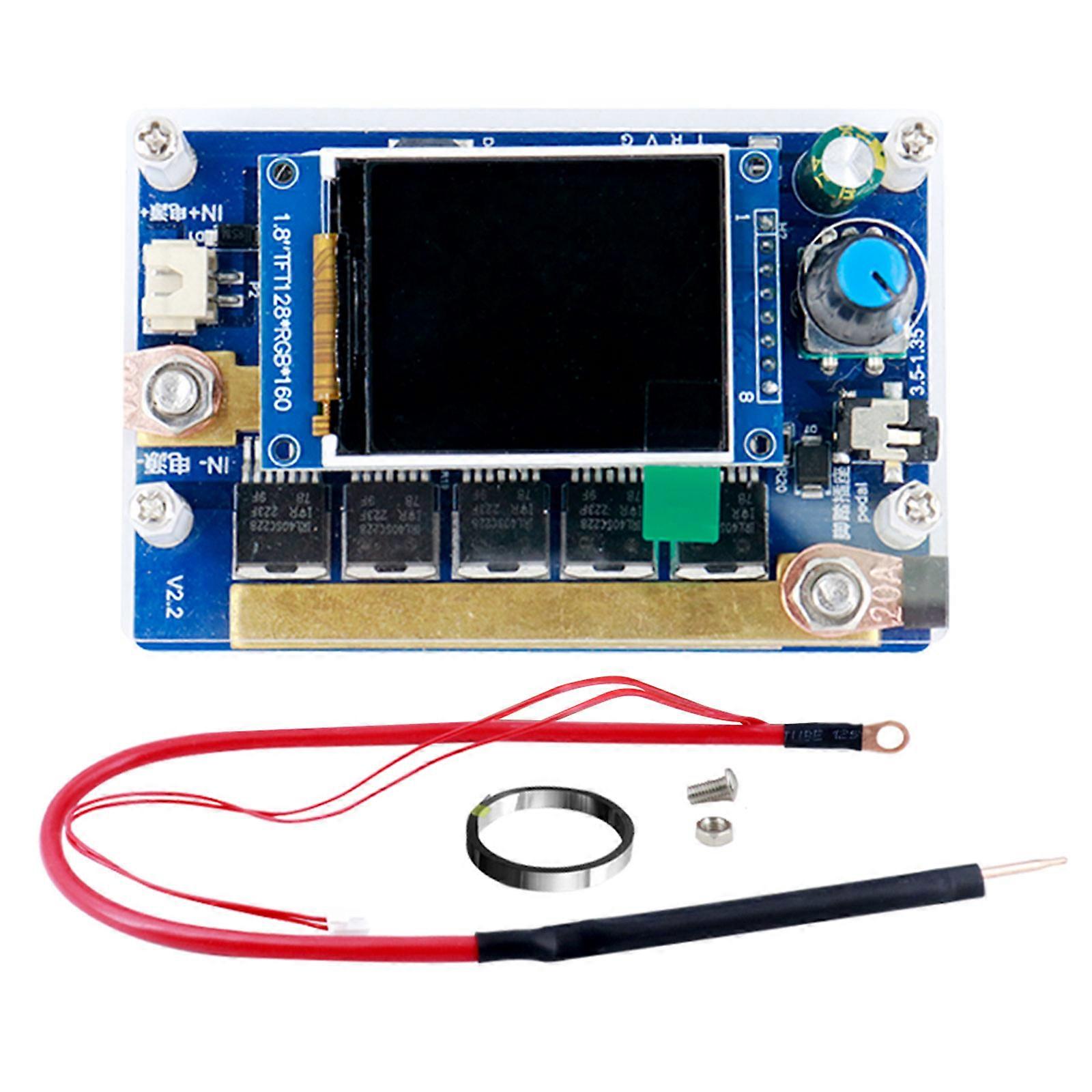 Point Welding Machine Control Board Power Adjustable Point Welder Board Current Controller Digital Point Welding Machine Multicolor