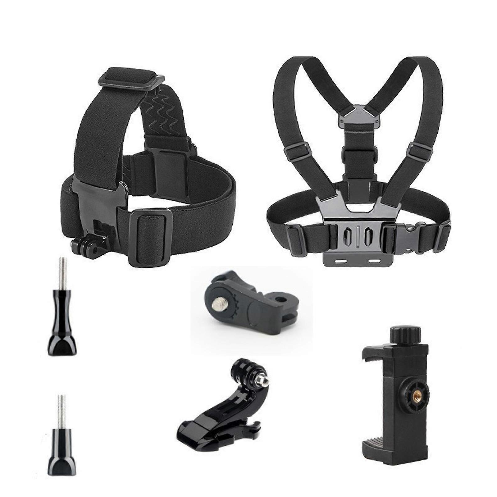 Two Mode Wearable Camera Stabilizers With Adjustable Headband For Vertical Horizontal Shootings In Sports Multicolor