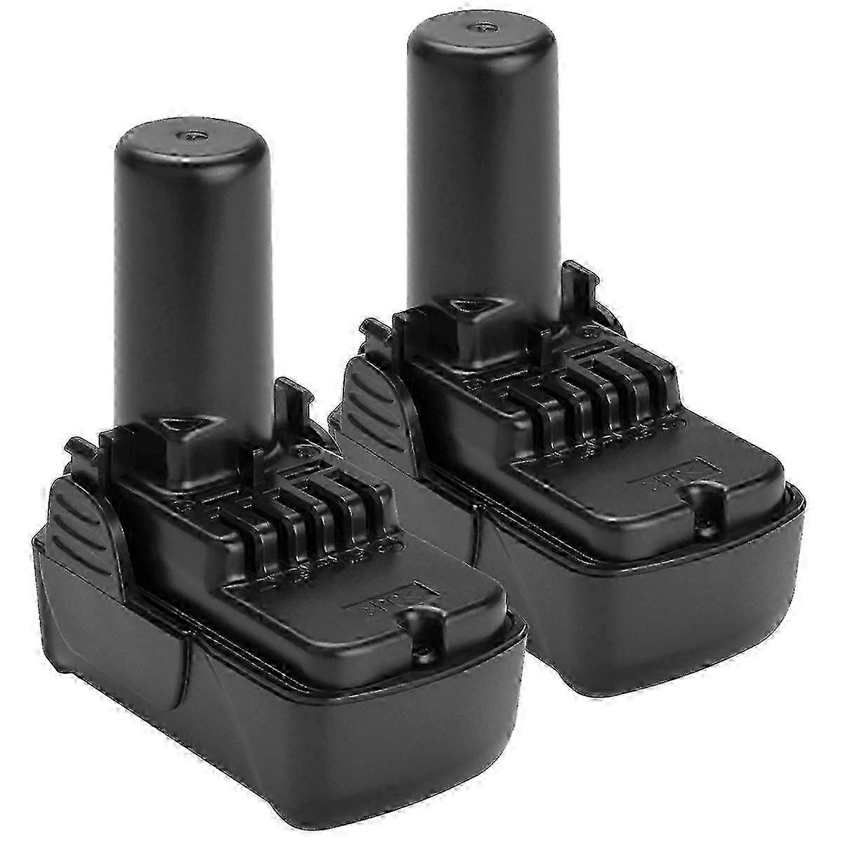 Replacement Li-ion Battery Pack for Hitachi BCL1015, BCL1015S with Multiple Models Compatibility (2-Pack 4.0A, 10.8V-12V, 2500mAh)