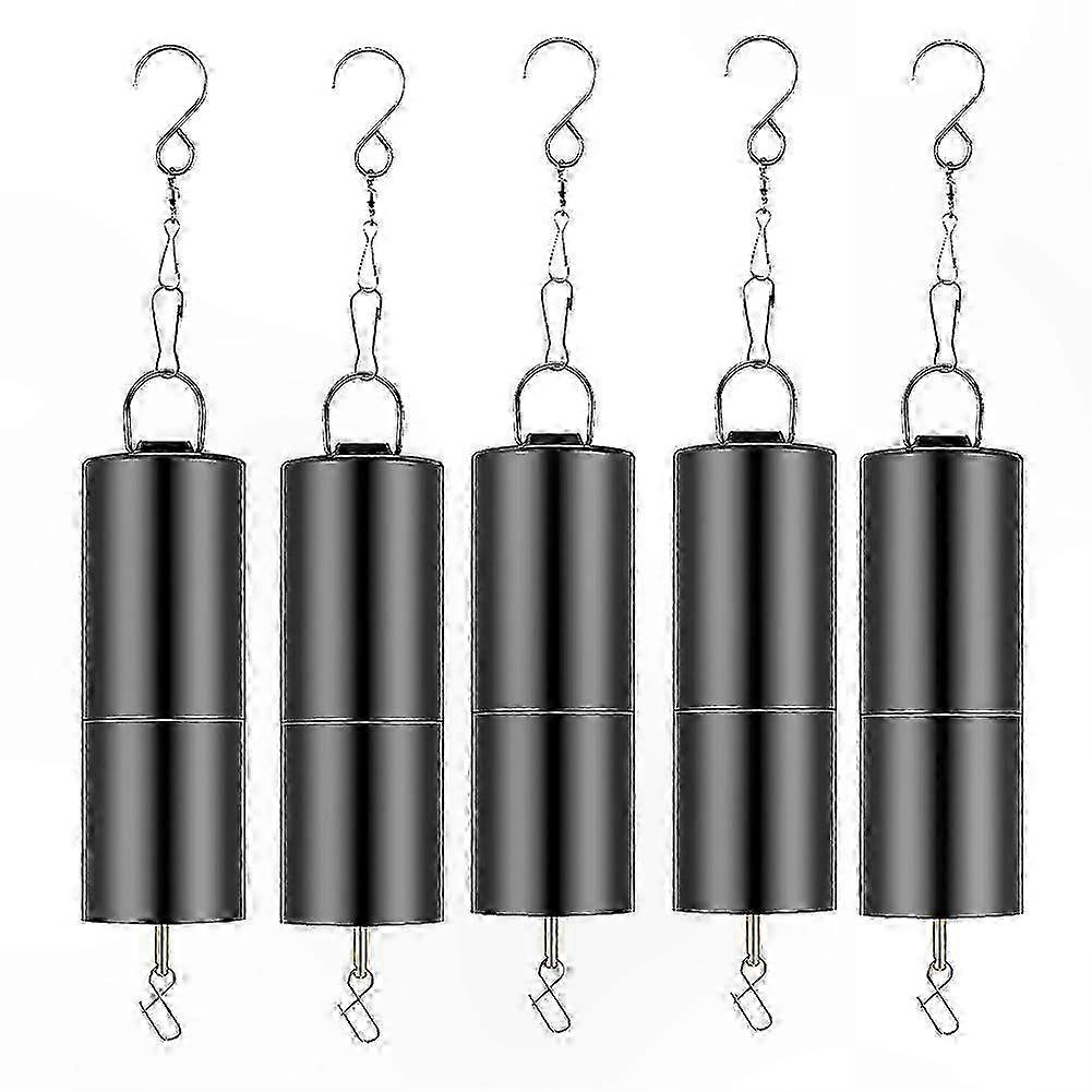 5-Pack Battery-Powered Ornament Rotator with Wind Spinner Motor