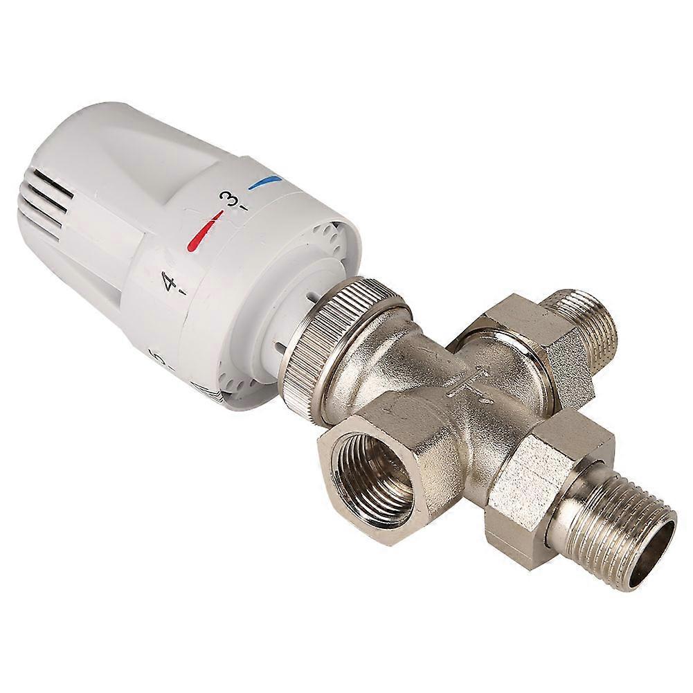 3 Way Thermostatic Radiator Valve Brass Automatic Temperature Control ValveDN15 1/2inch