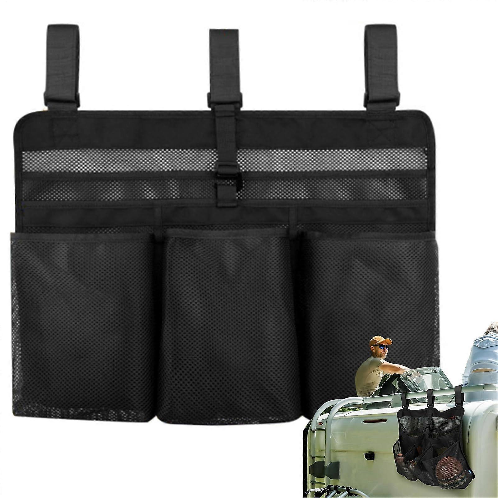 Camping Dish Drying Net Portable Foldable Mesh Drying Rack Camping Organizer Bag Mesh Dryer Rack