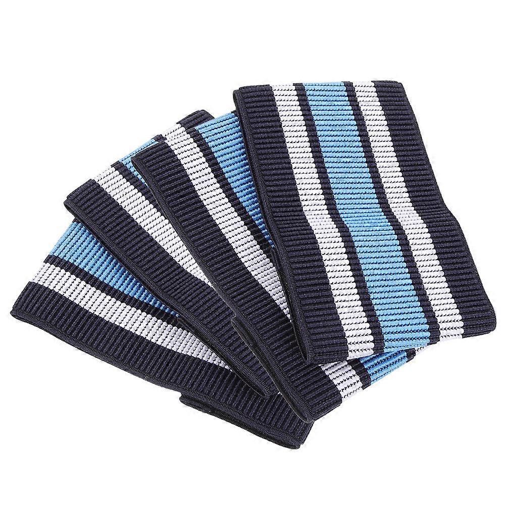 Cycling Equipment Elastic Leg Strap With Sticker Design For Mountain Biking Adjustable Fit 2 Pairs