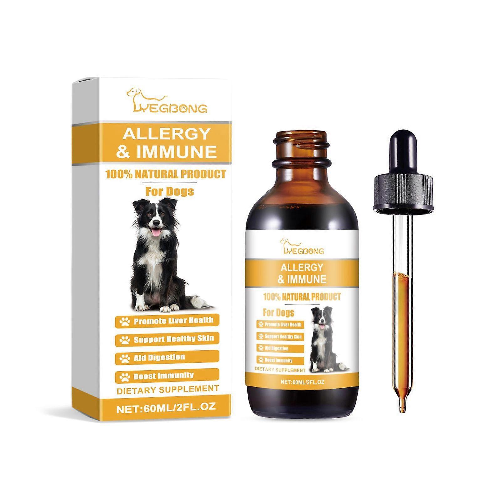 Dog Anti-Allergy Drops Contain Mint Extract And Sorbitol