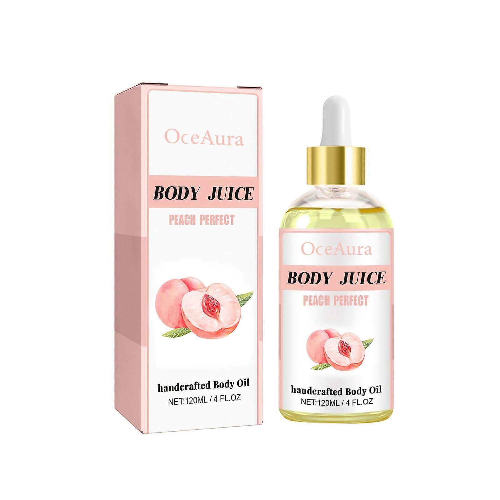 Peach Body Care Oil Contains Tocopherol (Vitamin E)
