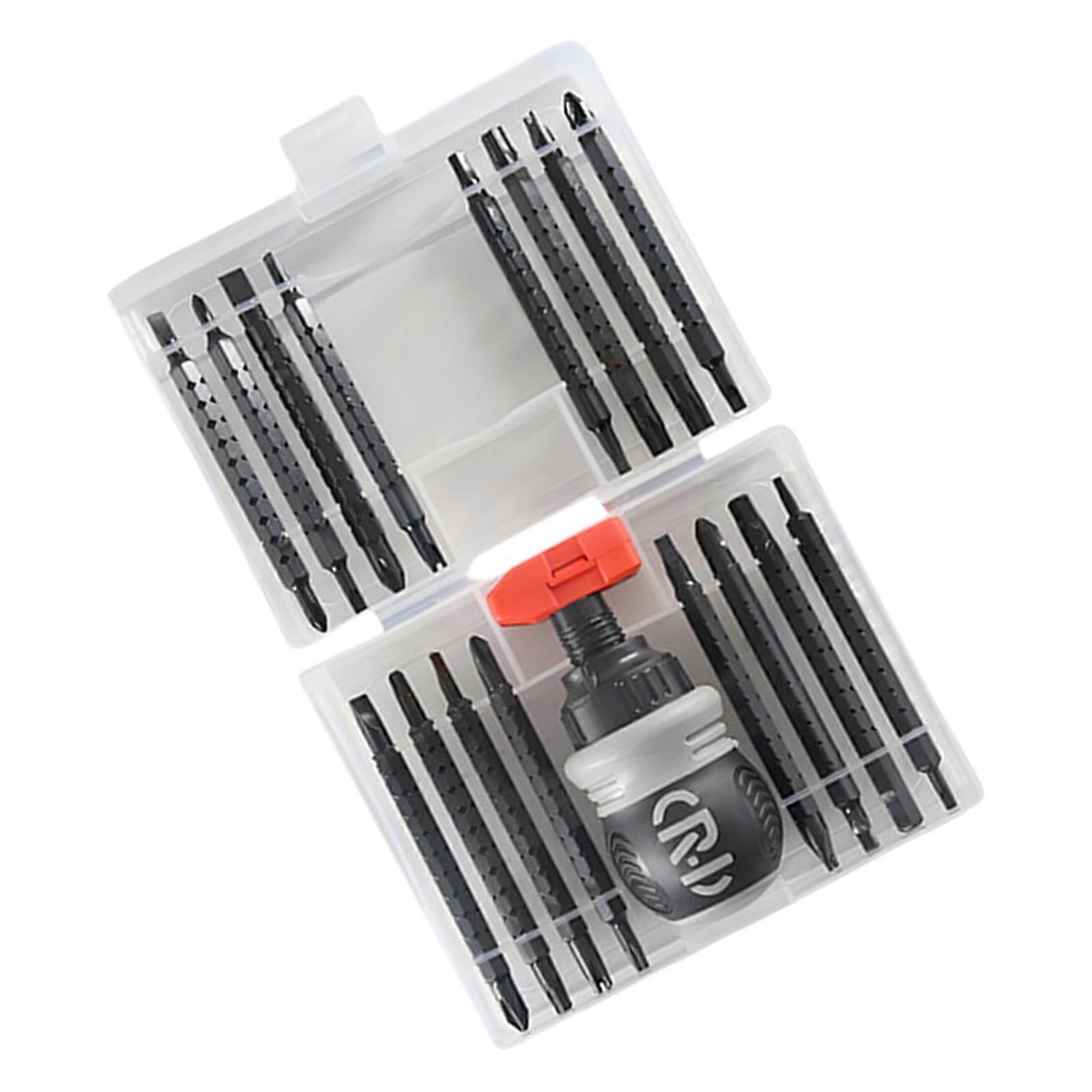 Ratchet Electrician Screwdriver Set 13/18/22/26/34 in 1 Screwdriver Tool Kit Electrical Multifunctional Interchangeable Multicolor