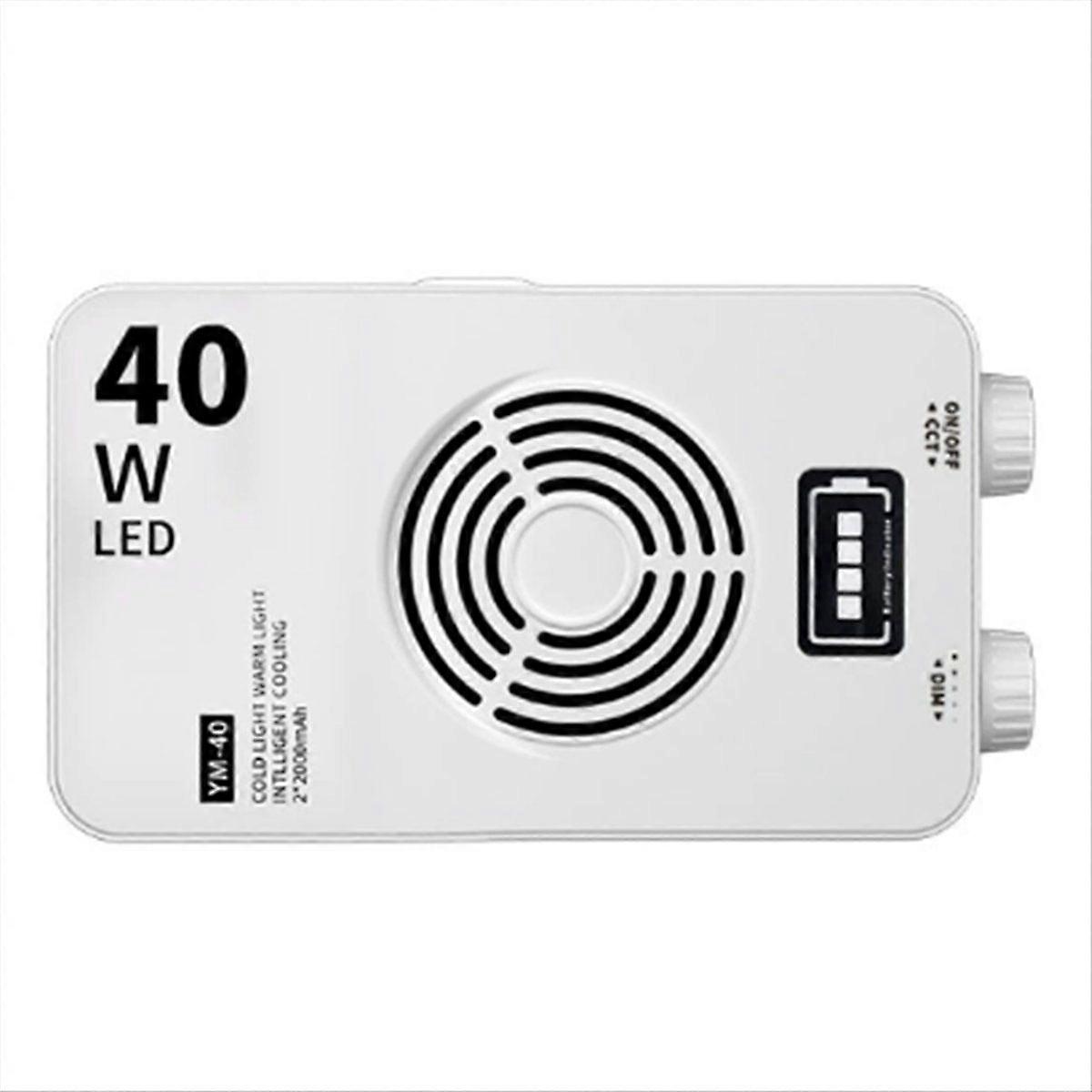 40W LED-zaklamp RGB full-color vullicht, mobiele telefoon invullicht draagbare invullicht Photogr