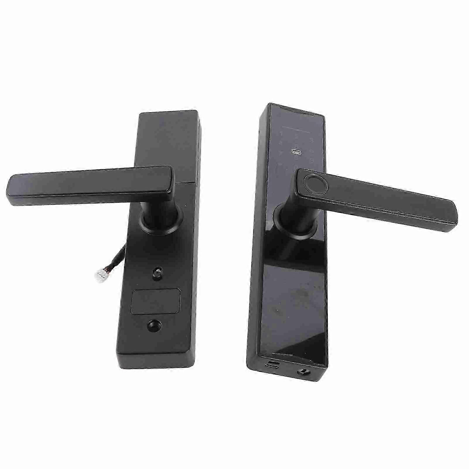 Smart Door Entry Lock Aluminum Alloy Multifunction Fingerprint Password Keypad Lock for Tuya APP