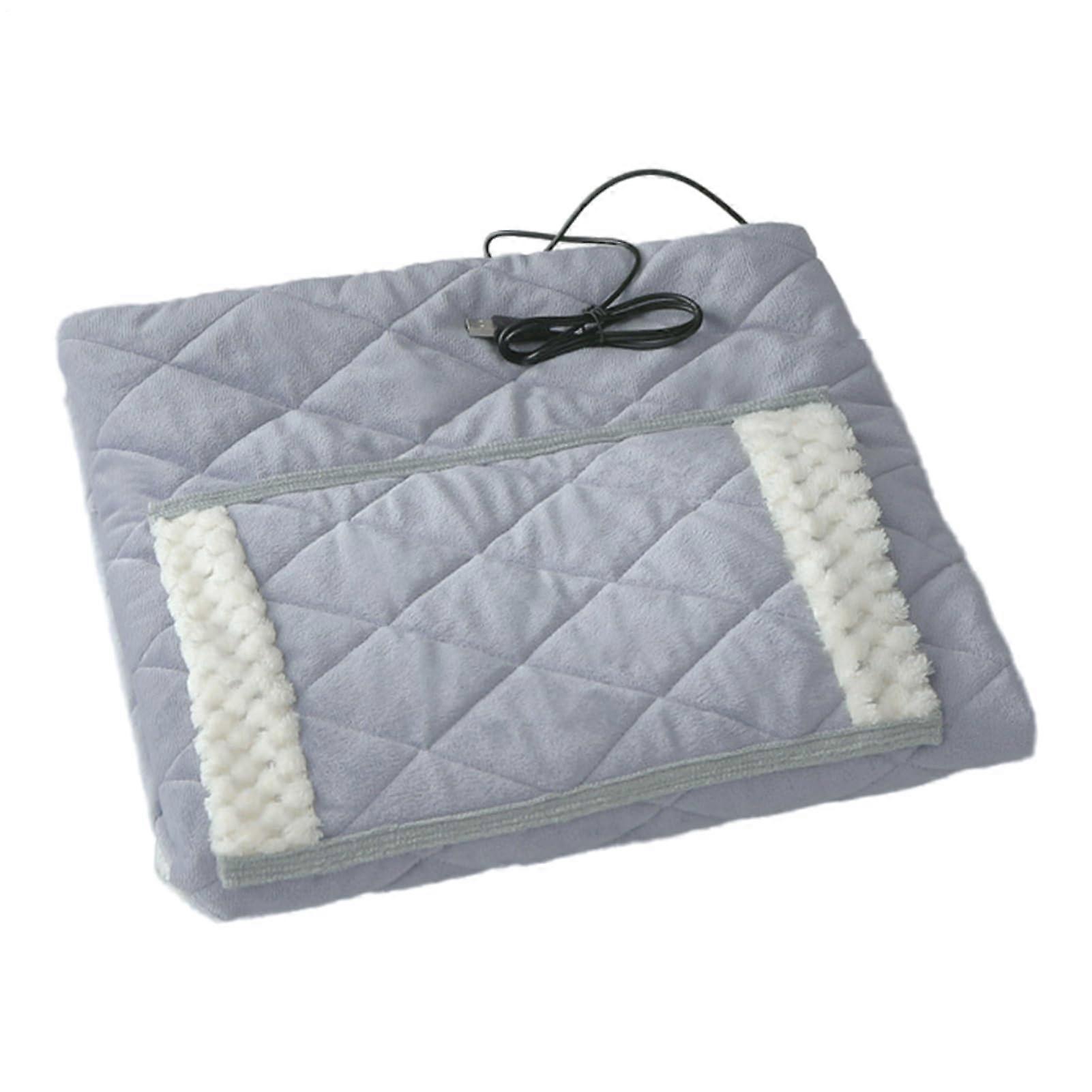 USB Electric Blanket With Smart Temperature Control For Office USB Powered Heated Throw Blanket For Desk Dorm Bed