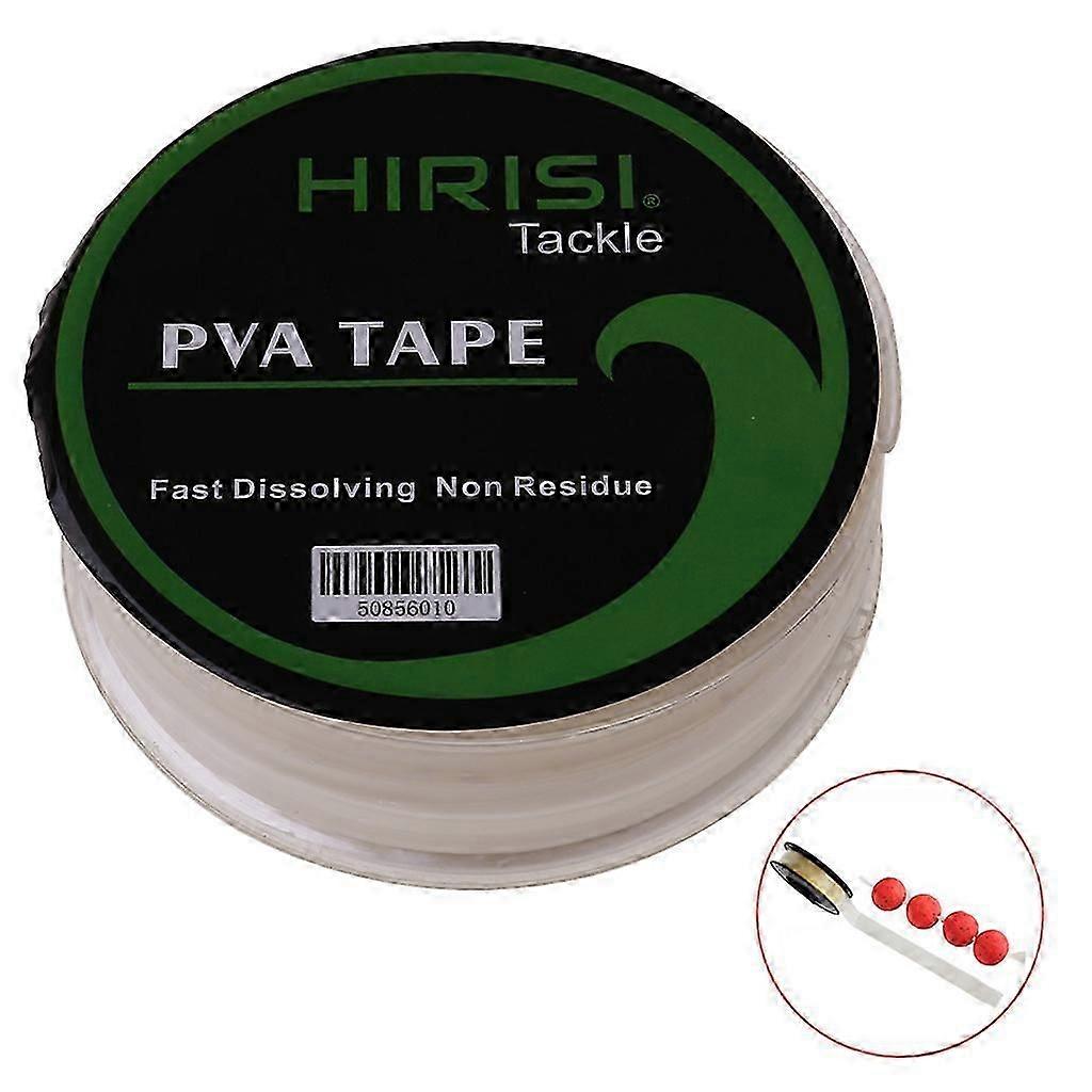 PVA Tape For Fishing Feeder Water Dissolve 10mmx20m Quick Dissolve Tackle Transp Cs