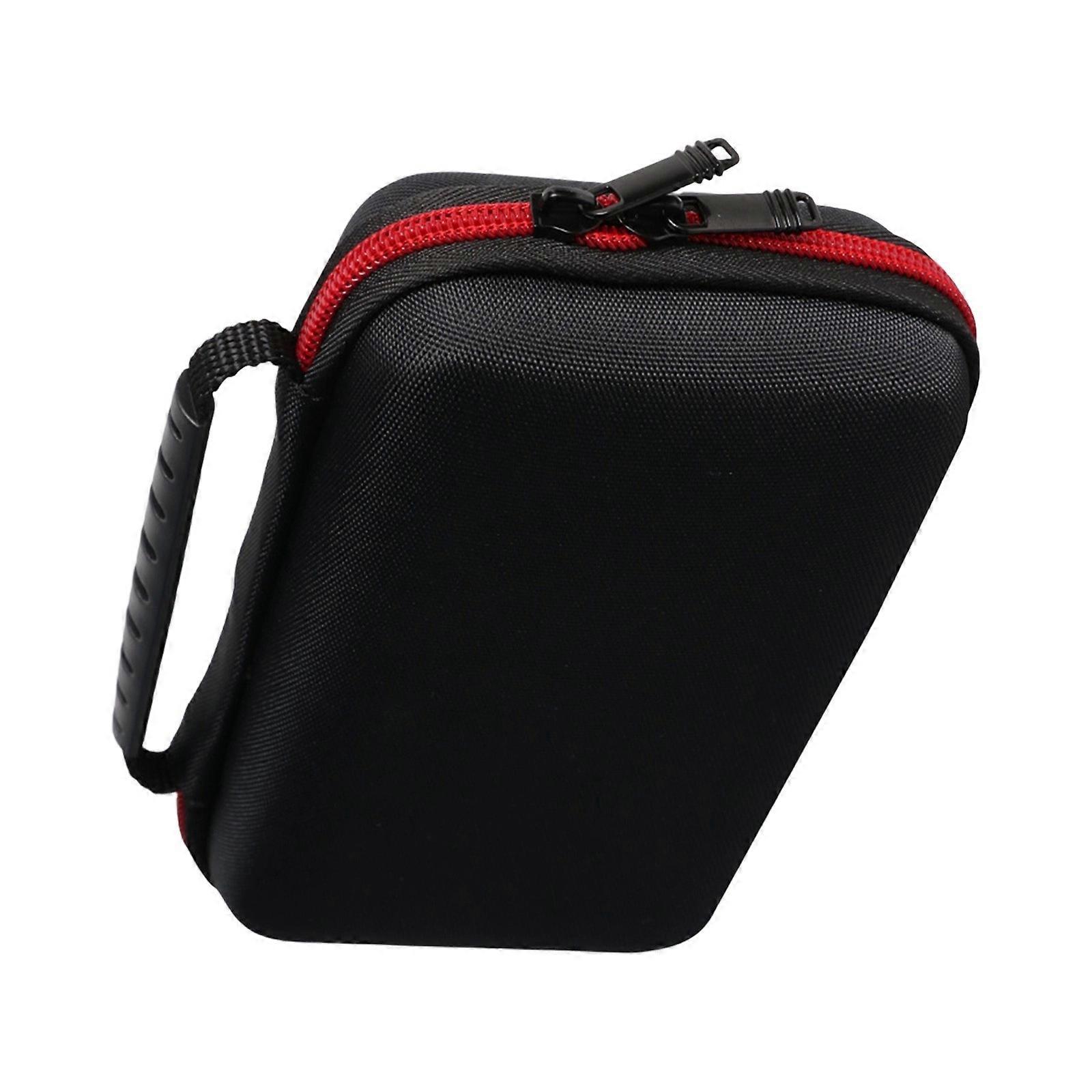Console Hard Pouch EVA Bag for Game Console Shockproof Protector Carrying Case with Pocket Scratchproof Storage Box  Red