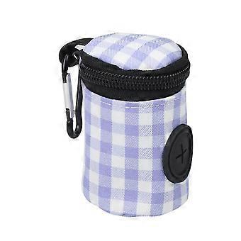 Portable Pet Poop Bag Carriers Easy to Clip Accessory Waste Bag for Outdoor Use Convenient Tool  Red