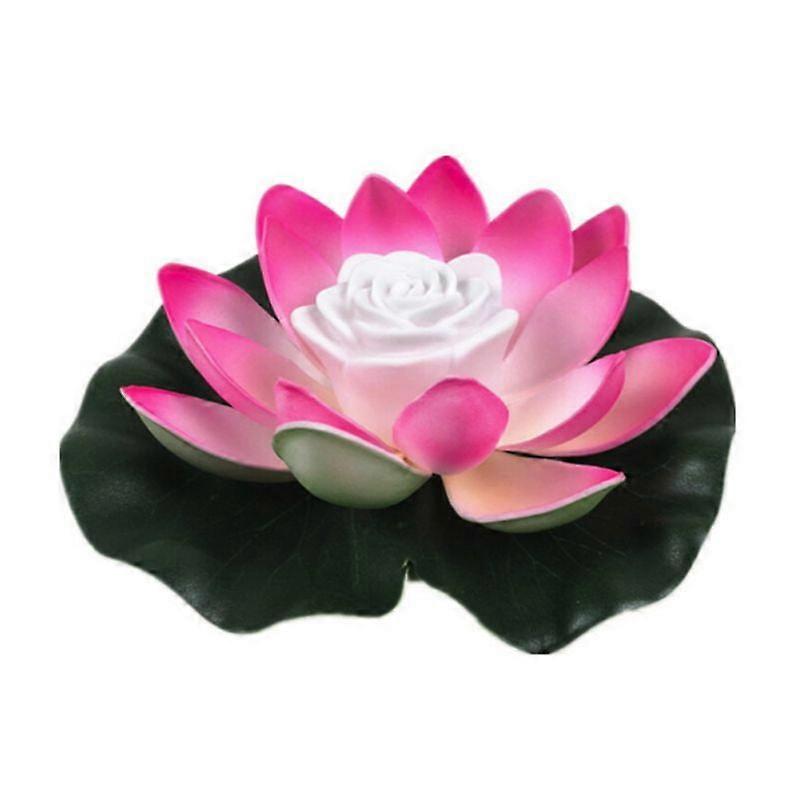 Pretty Comy LED Artificial Lotus-shaped Colorful Changed Floating Flower Lamps Including Battery-Gradation