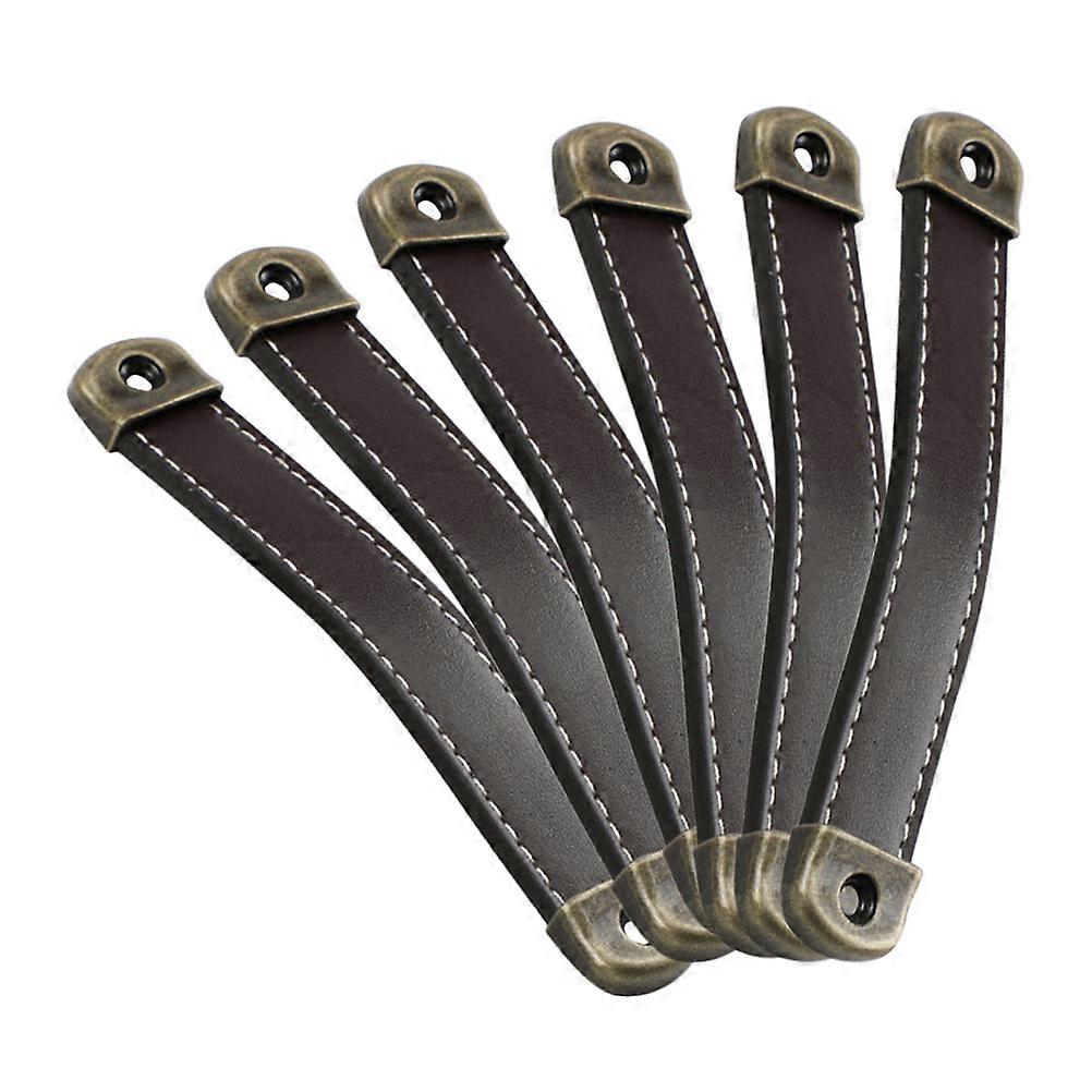 Black Drawer Pulls Zinc Alloy Cabinet Pull Handles for Door Use 6Pcs