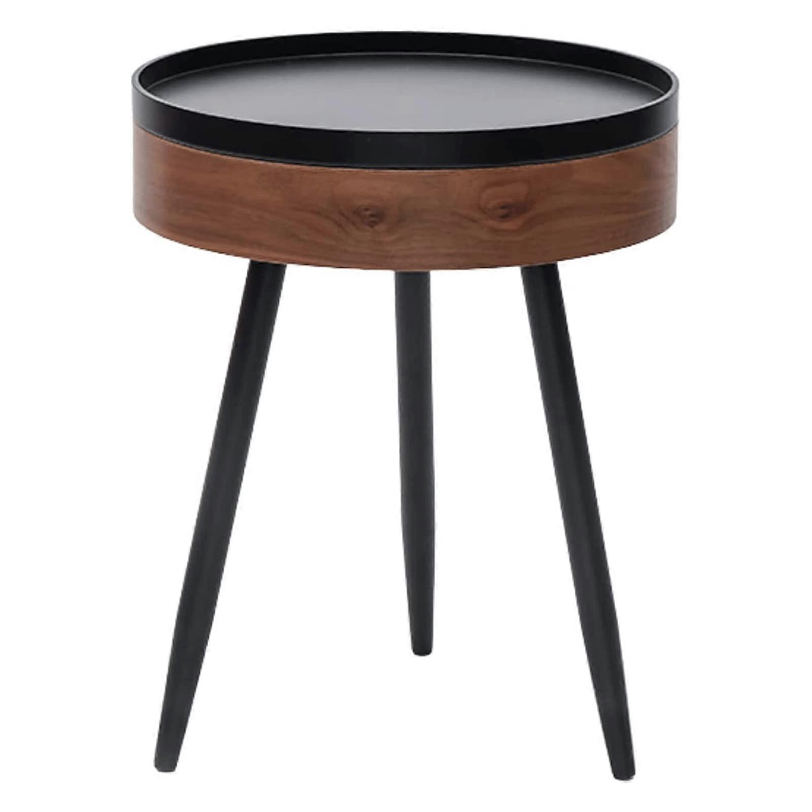 Bedside Table with Storage Round Coffee Side Table for Living Room Modern Nordic Nightstand