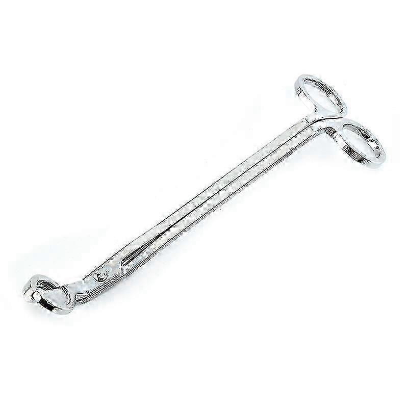 Patternless candle scissors silver
