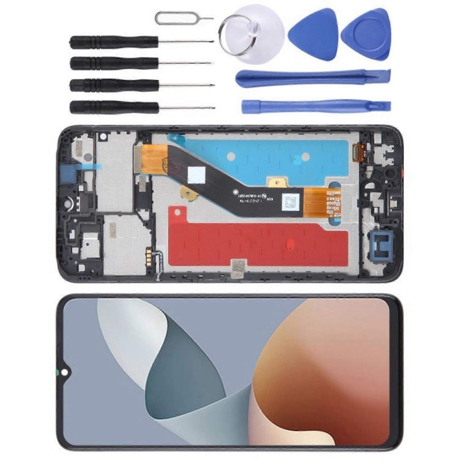 LCD Display Full Assembly with Frame LCD Digitizer for Cellphone Touch Display Digitizer Replacement Part Accessories Multicolor