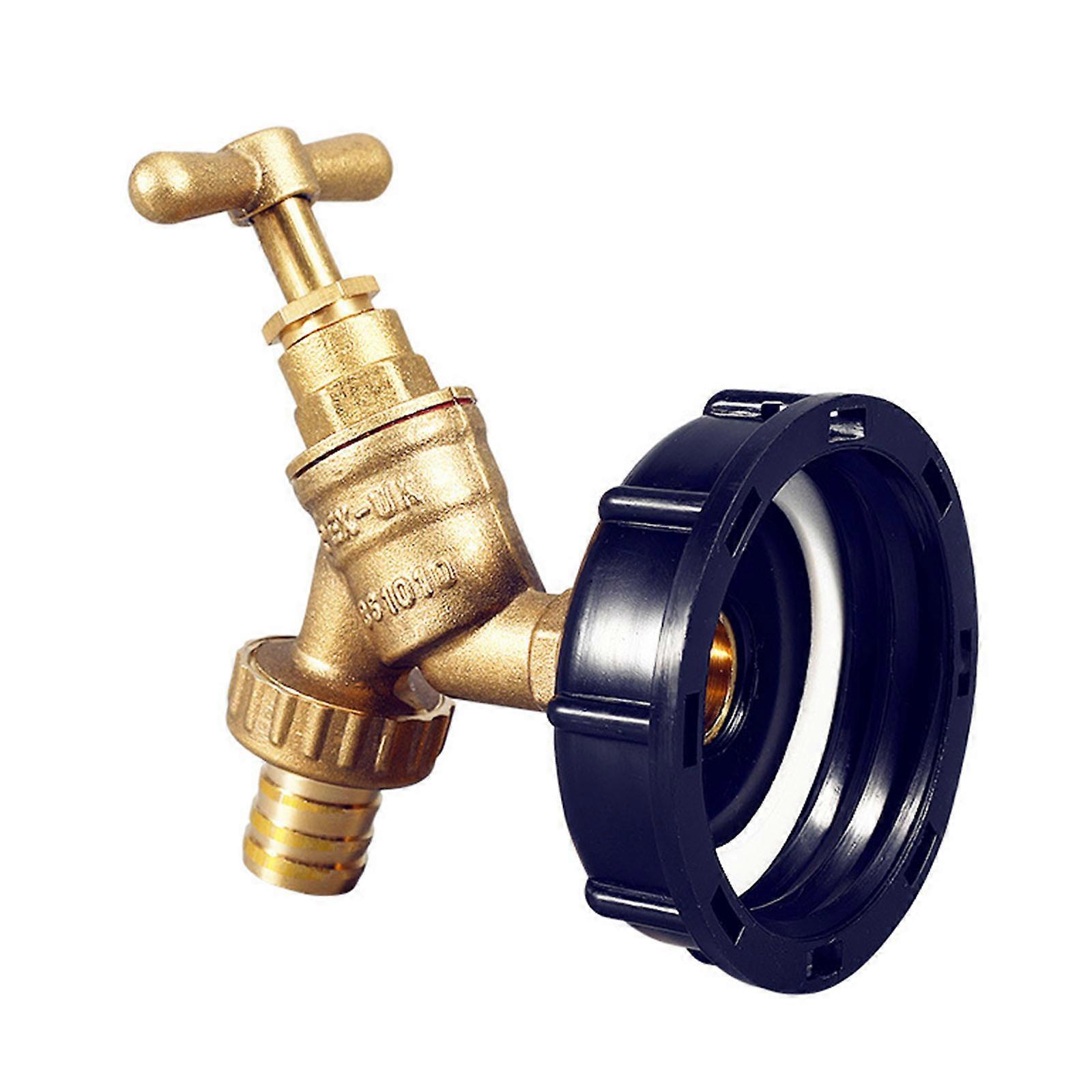 1/2" Leakproof Brass IBC Fittings IBC Adapter IBC Water Tanks Garden Hose Connector Replace Valves Fitting Multicolor