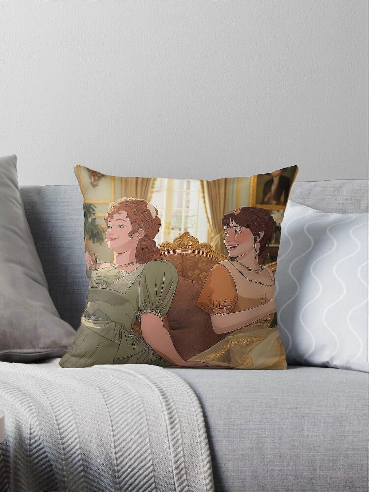 Bridgerton Polin Capas de Almofada Capa de Almofada Capa de Sofá 16x16 Polegadas