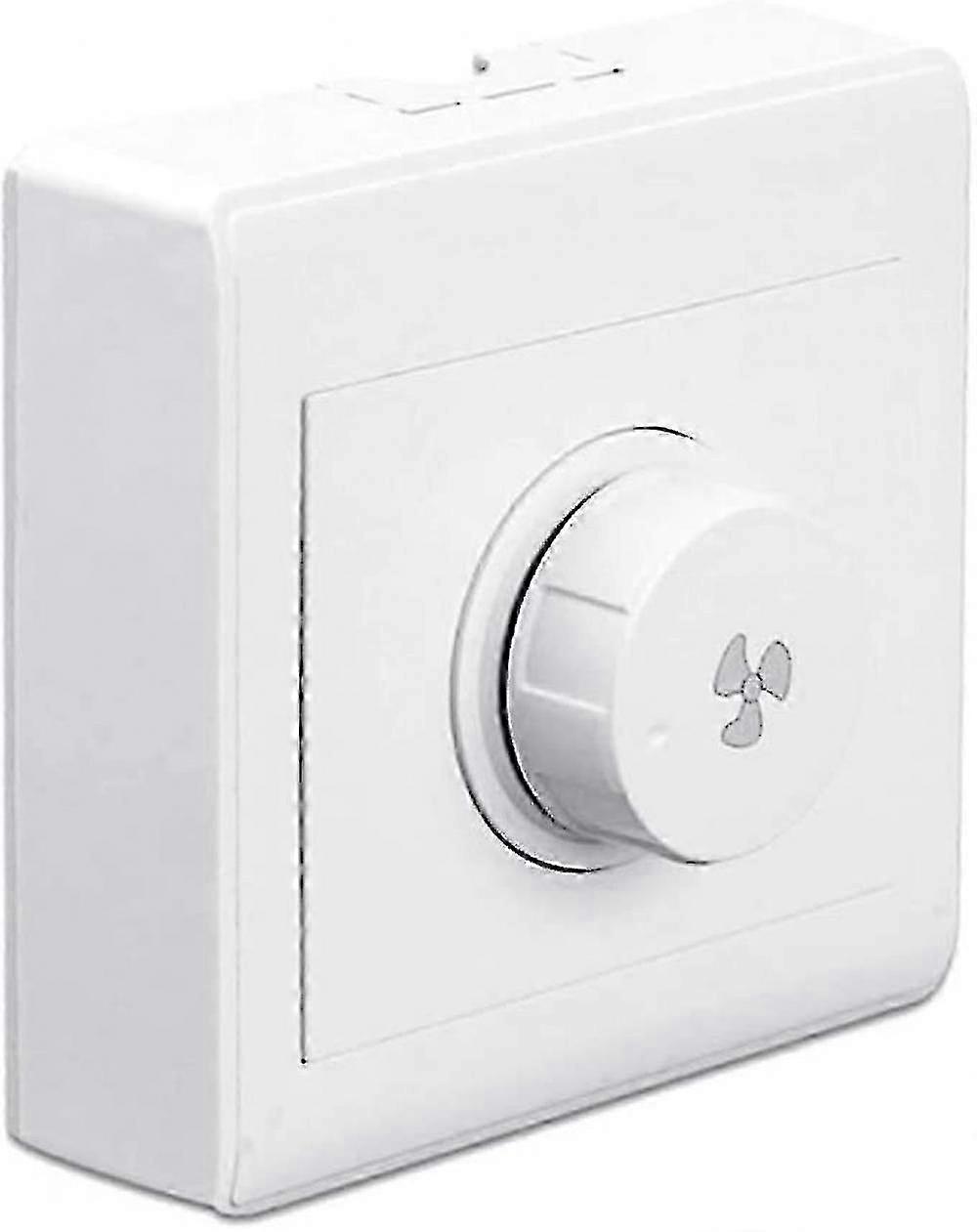 220V 10A Stepless Dimmer Switch For 86 Type Ceiling Fan Speed Control