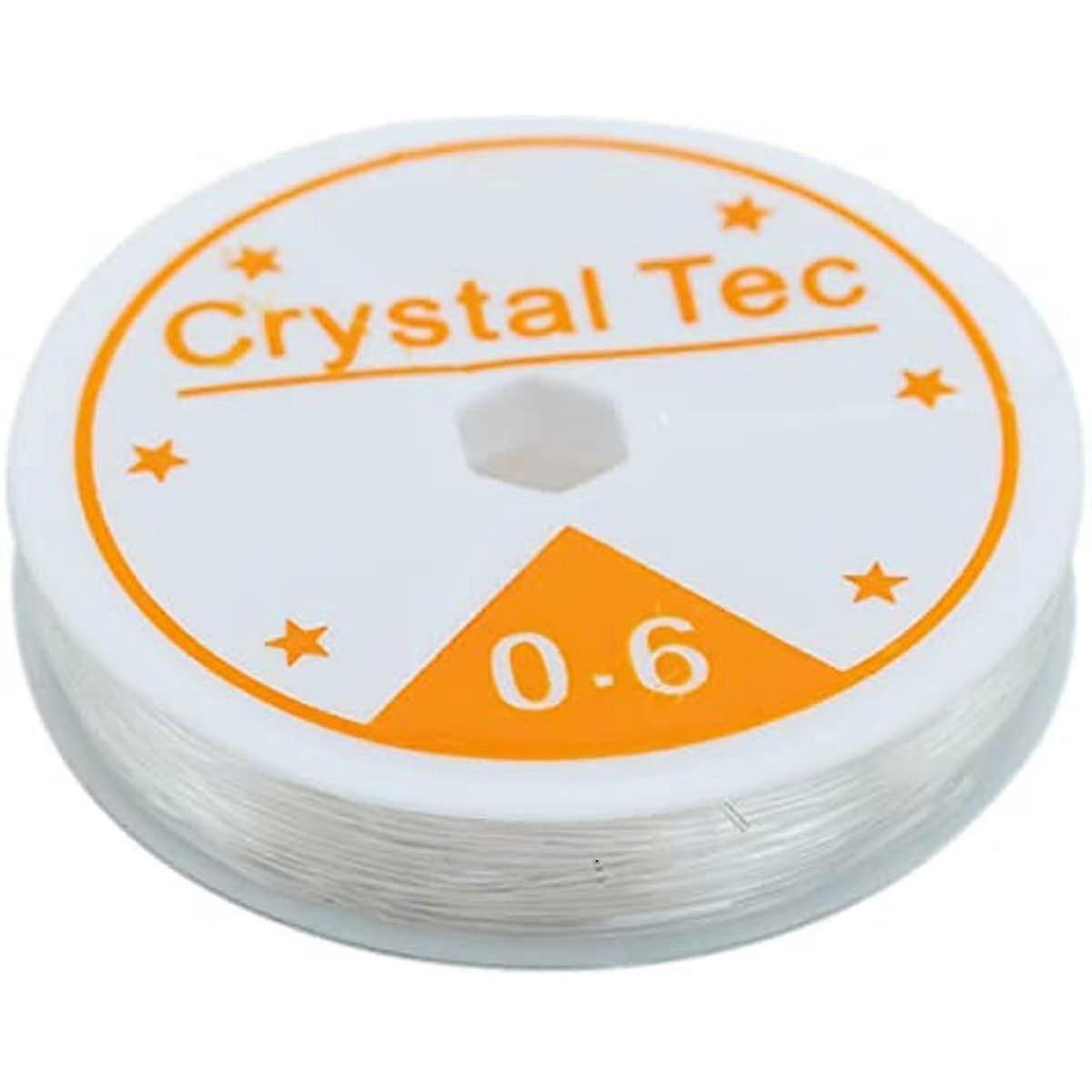 Clear Stretch Elastic 06mm 15 metres Elastic Beaded String for DIY Jewellery Making Necklace Bracelet Beading Thread