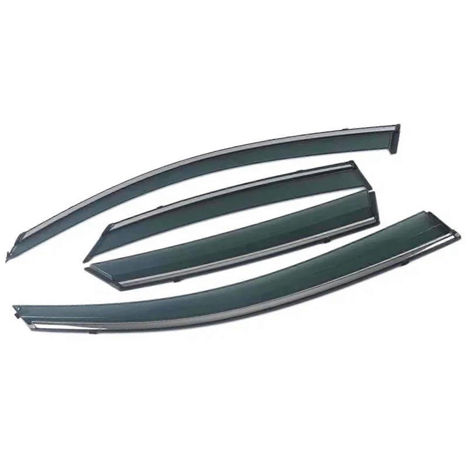 Window Visors Rain Guards Wind Deflectors with Chrome Strips for Mazda CX30 20202024